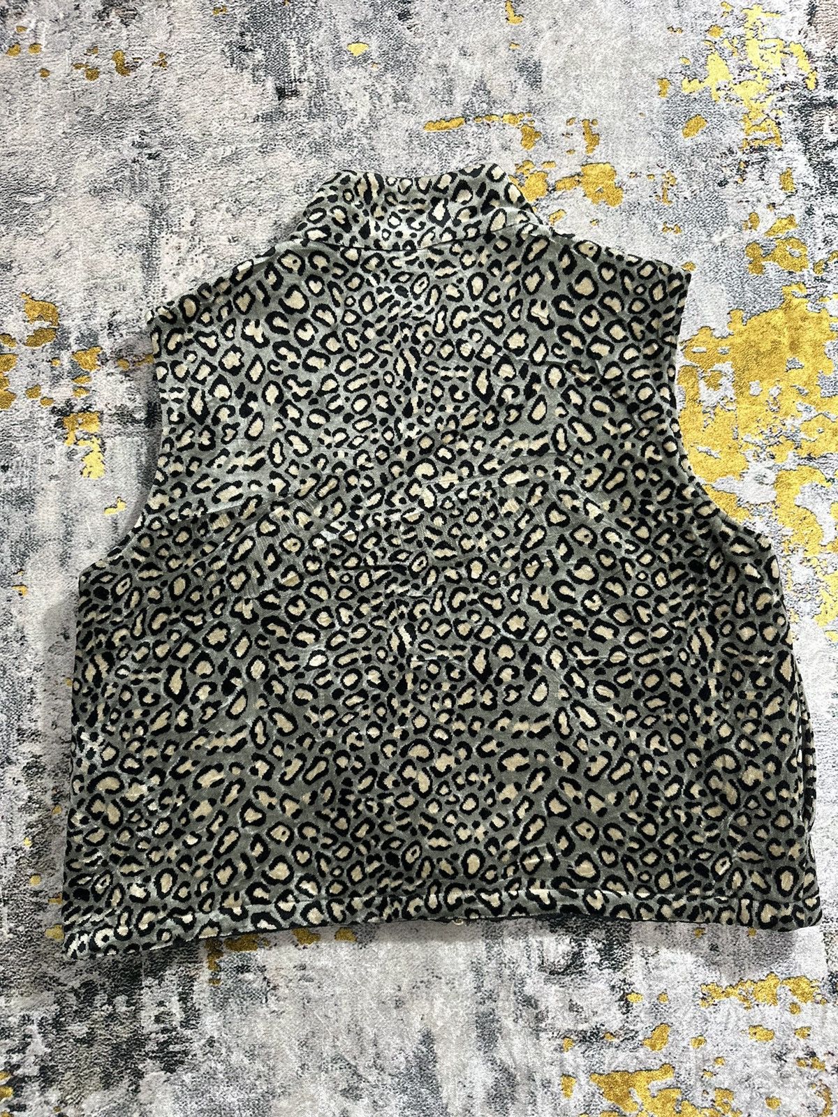 Beauty Beast × Hysteric Glamour × Japanese Brand CRAZY LEOPARD SUEDE VEST JACKET IF SIX WAS NINE LGB STYLE Size US XL / EU 56 / 4 - 9 Thumbnail