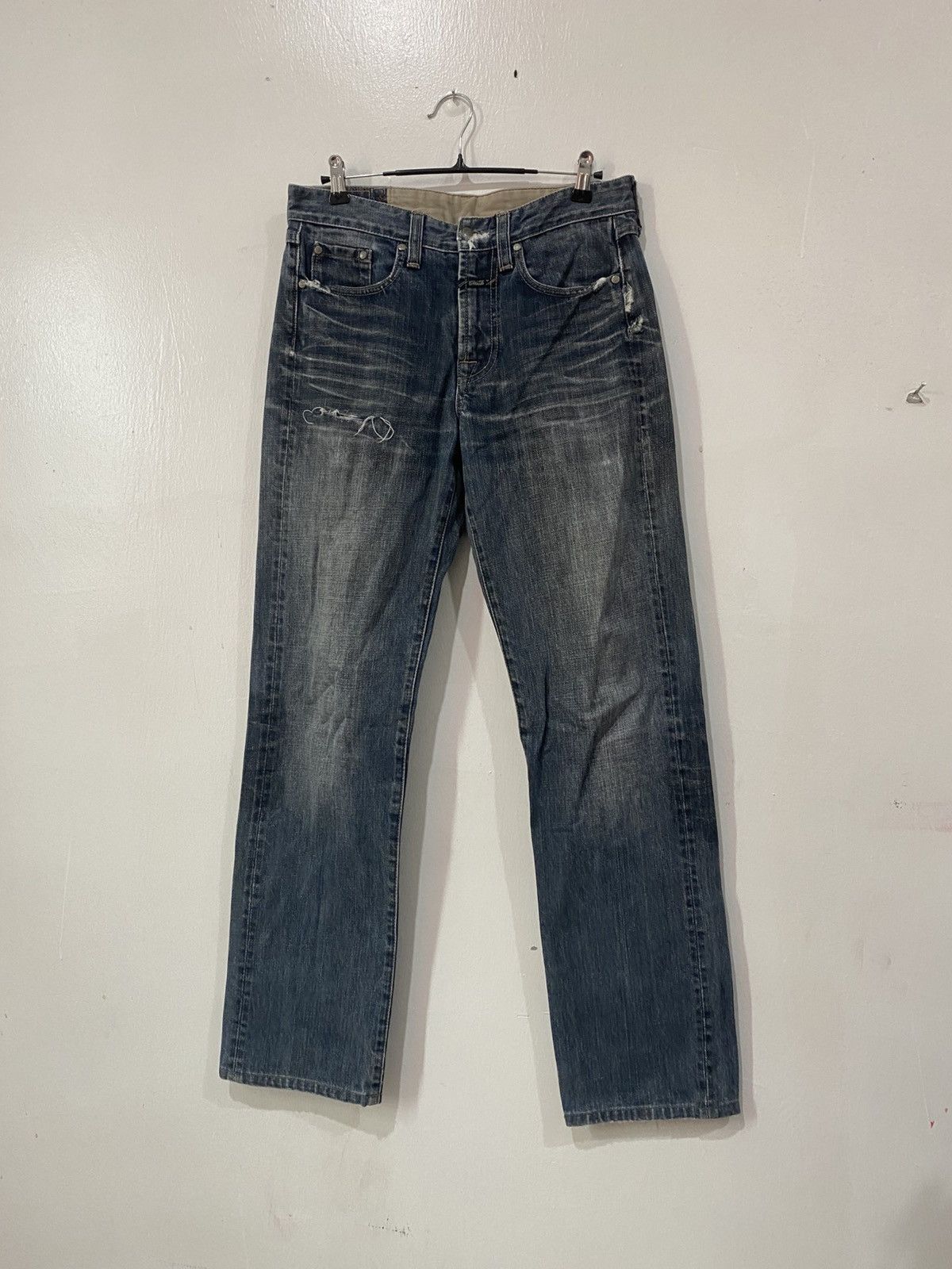 Marithe + Francois Girbaud Marithe Francois Girbaud Jeans Destress Size US 31 - 1 Thumbnail
