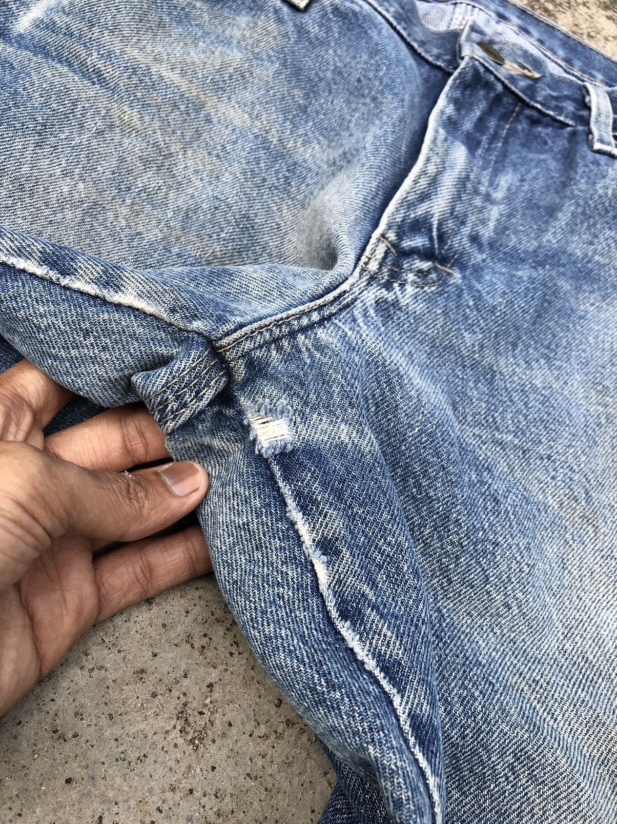 Dickies × Vintage DICKIES CARPENTER DISTRESSED DENIM Size US 30 / EU 46 - 9 Thumbnail