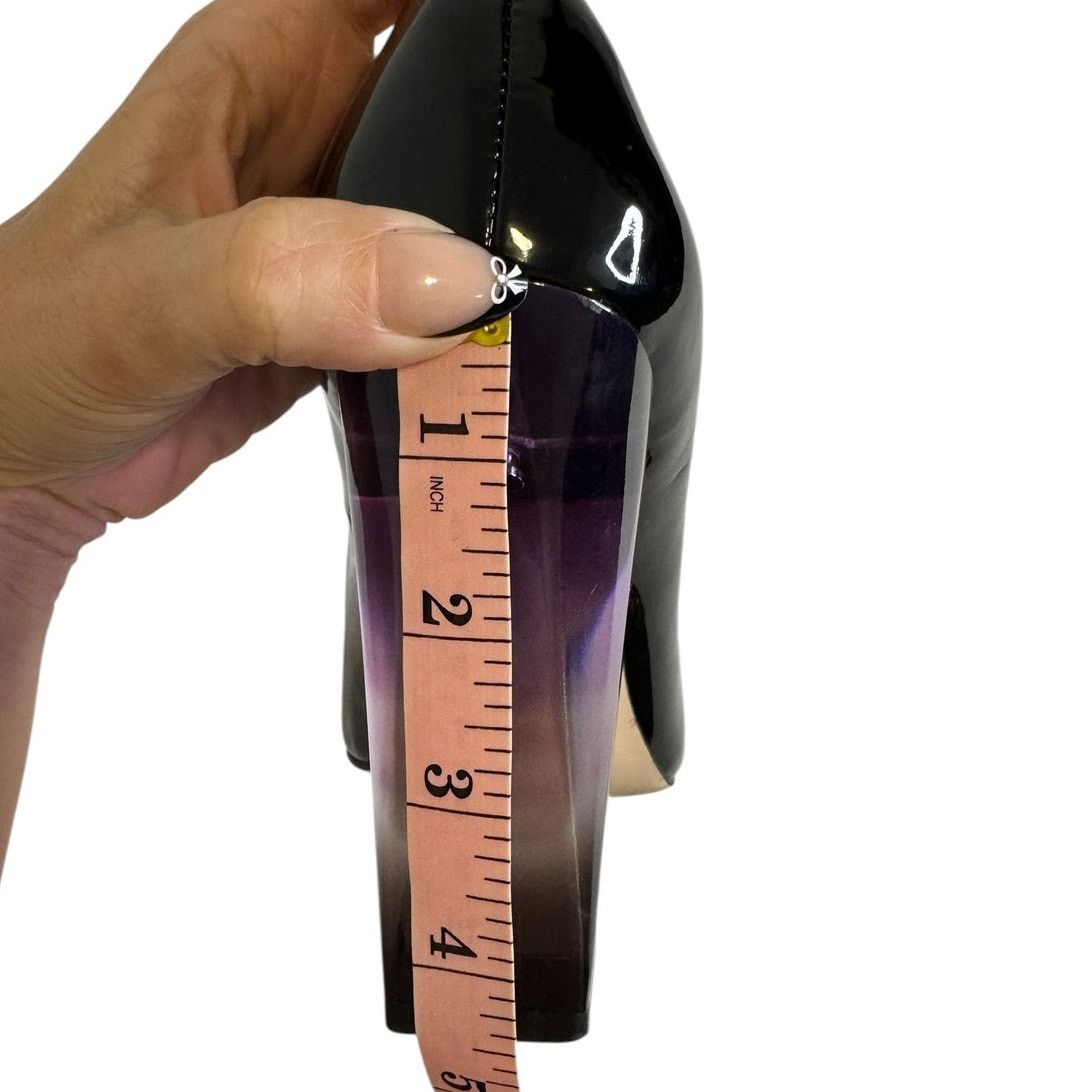 Other Katy Perry A.W. Black Patent Purple Ombre Heel Pump Size 9 Size US 9 / IT 39 - 12 Thumbnail