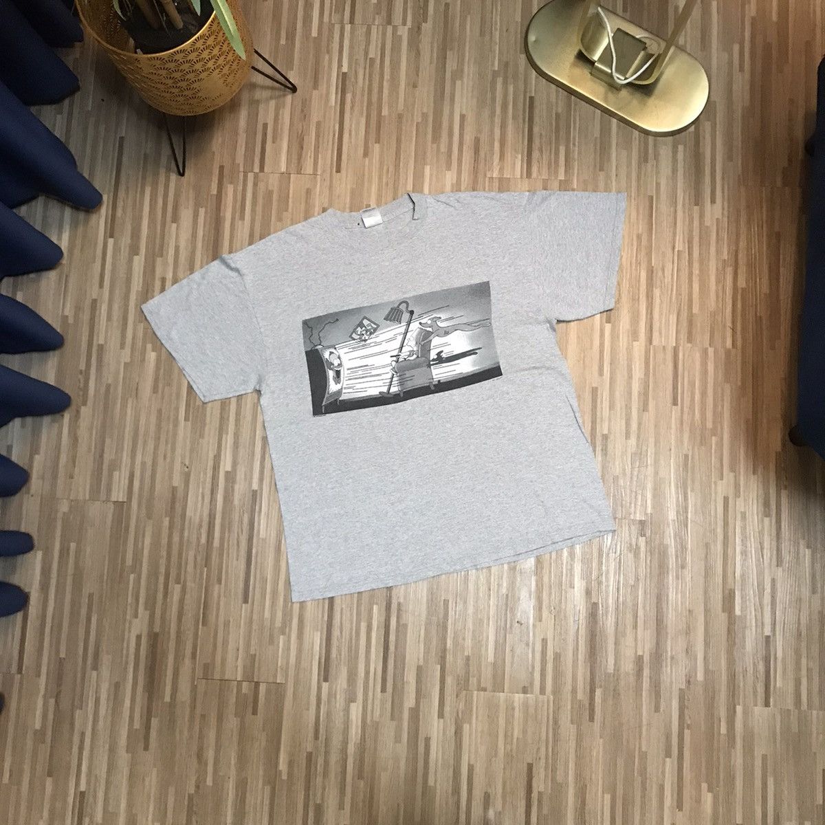 Fox Racing × The Simpsons × Vintage VINTAGE Y2k THE SIMPSON BART WATCH TV 2002s RARE TEE Size US L / EU 52-54 / 3 - 1 Thumbnail