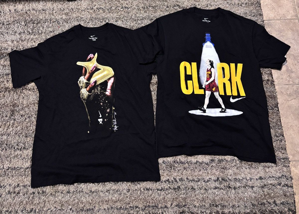 Nike Caitlin Clark Aja Wilson Nike tee set Size US M / EU 48-50 / 2 - 1 Thumbnail