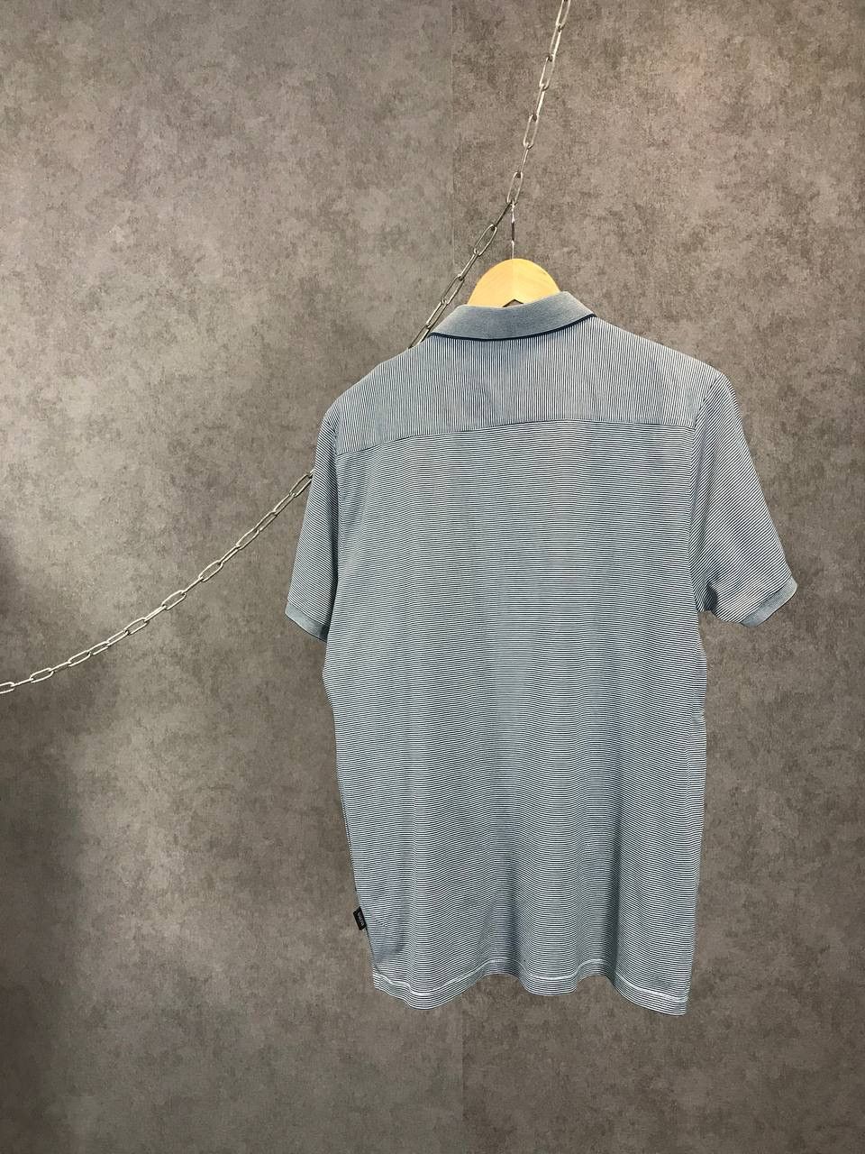 Designer × Hugo Boss Hugo Boss designer striped polo tee Size US XL / EU 56 / 4 - 6 Thumbnail
