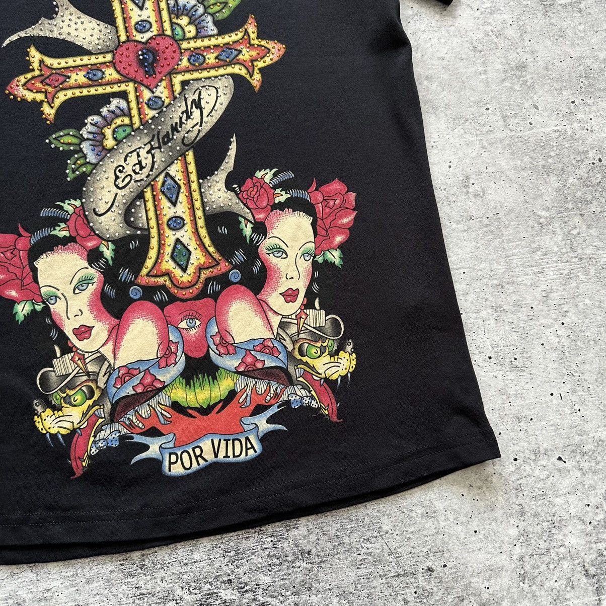 Other Ed Hardy Christian Audigier Y2K T-shirt Black Size XL / US 12-14 / IT 48-50 - 4 Thumbnail