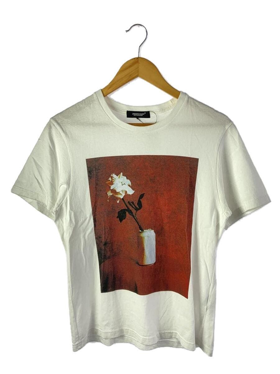 image of Undercover Flower T-Shirt in White, Men's (Size Small)