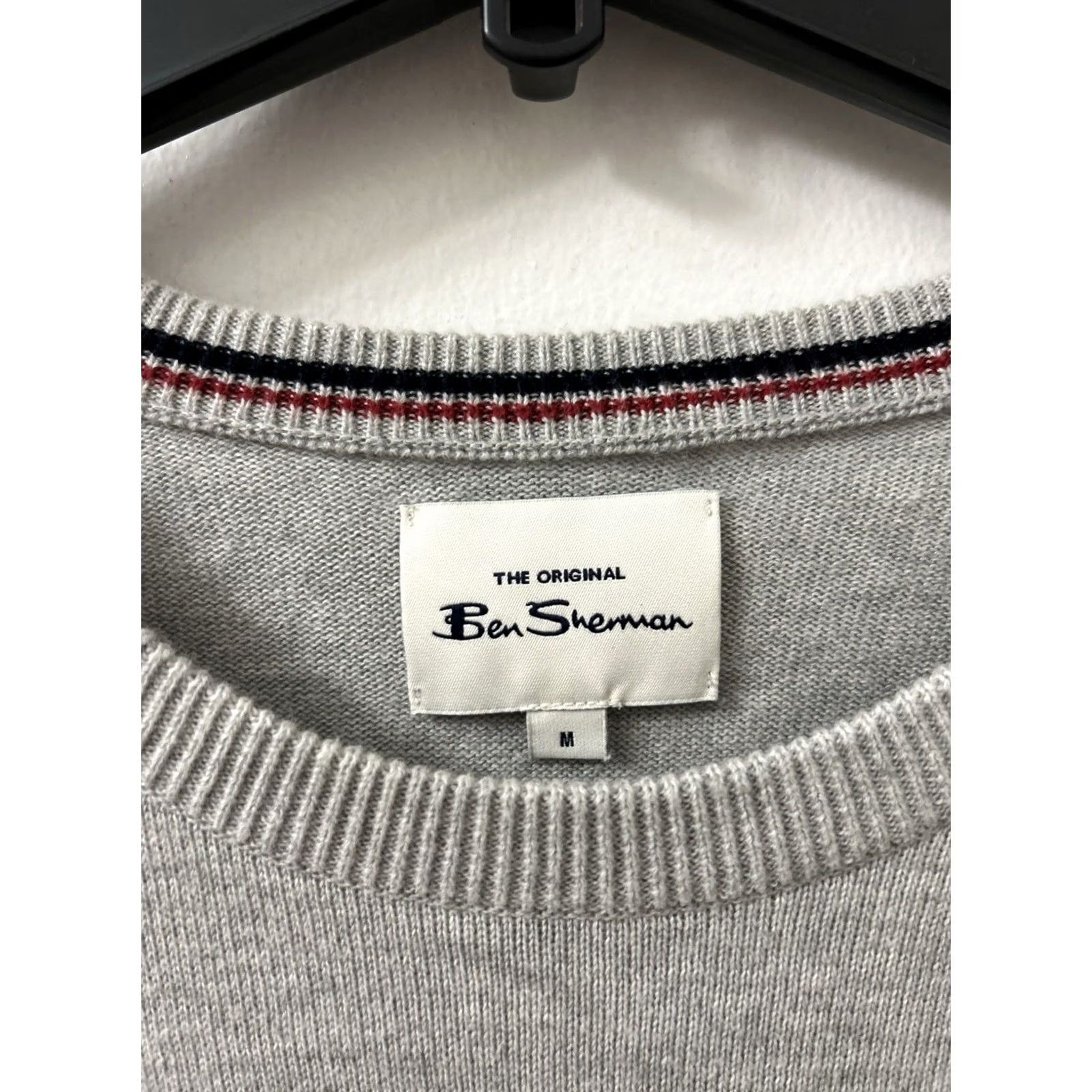 Ben Sherman Ben Sherman Sweater Mens Medium Gray Crewneck Pullover Long Sleeve Shirt Size US M / EU 48-50 / 2 - 5 Thumbnail