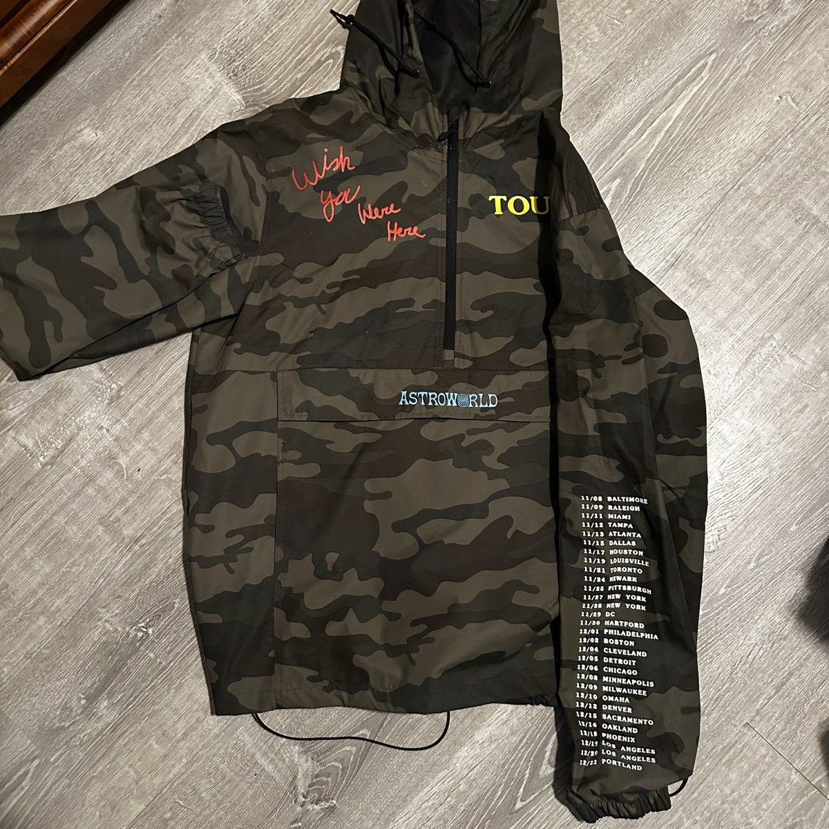 Travis Scott Travis Scott Atsroworld Tour Camo Anorak “No Bystanders” Size US XL / EU 56 / 4 - 2 Thumbnail