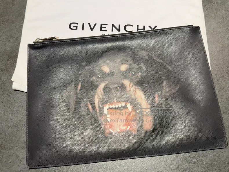 Givenchy Givenchy Flame Cloud Printed Hoodie Size ONE SIZE - 1 Thumbnail