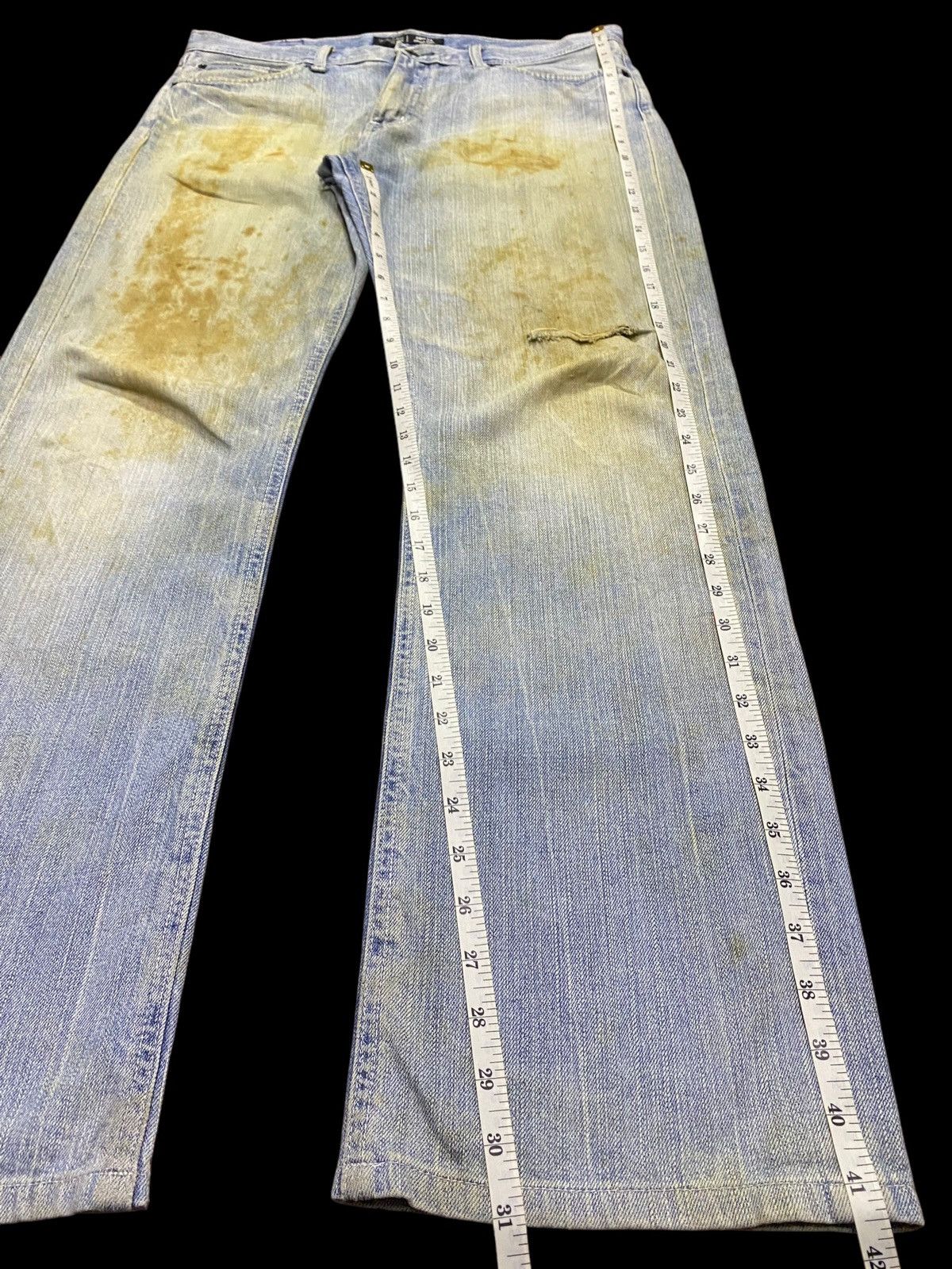 Japanese Brand Vintage Japanese Brand Rusty Trash Jeans Size US 35 - 14 Thumbnail