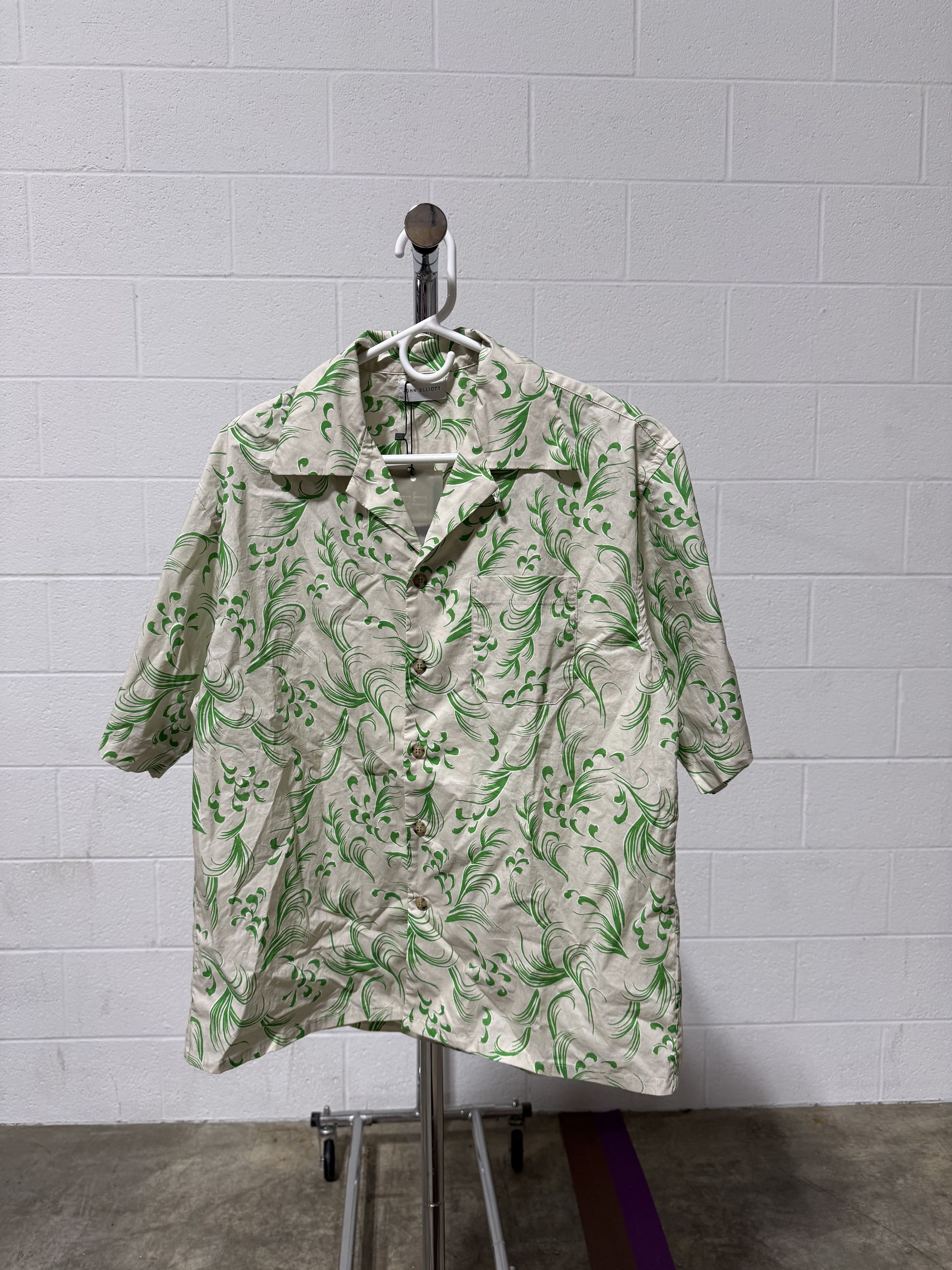 John Elliott John Elliott Camp Shirt 'Ivory' Size US M / EU 48-50 / 2 - 1 Thumbnail