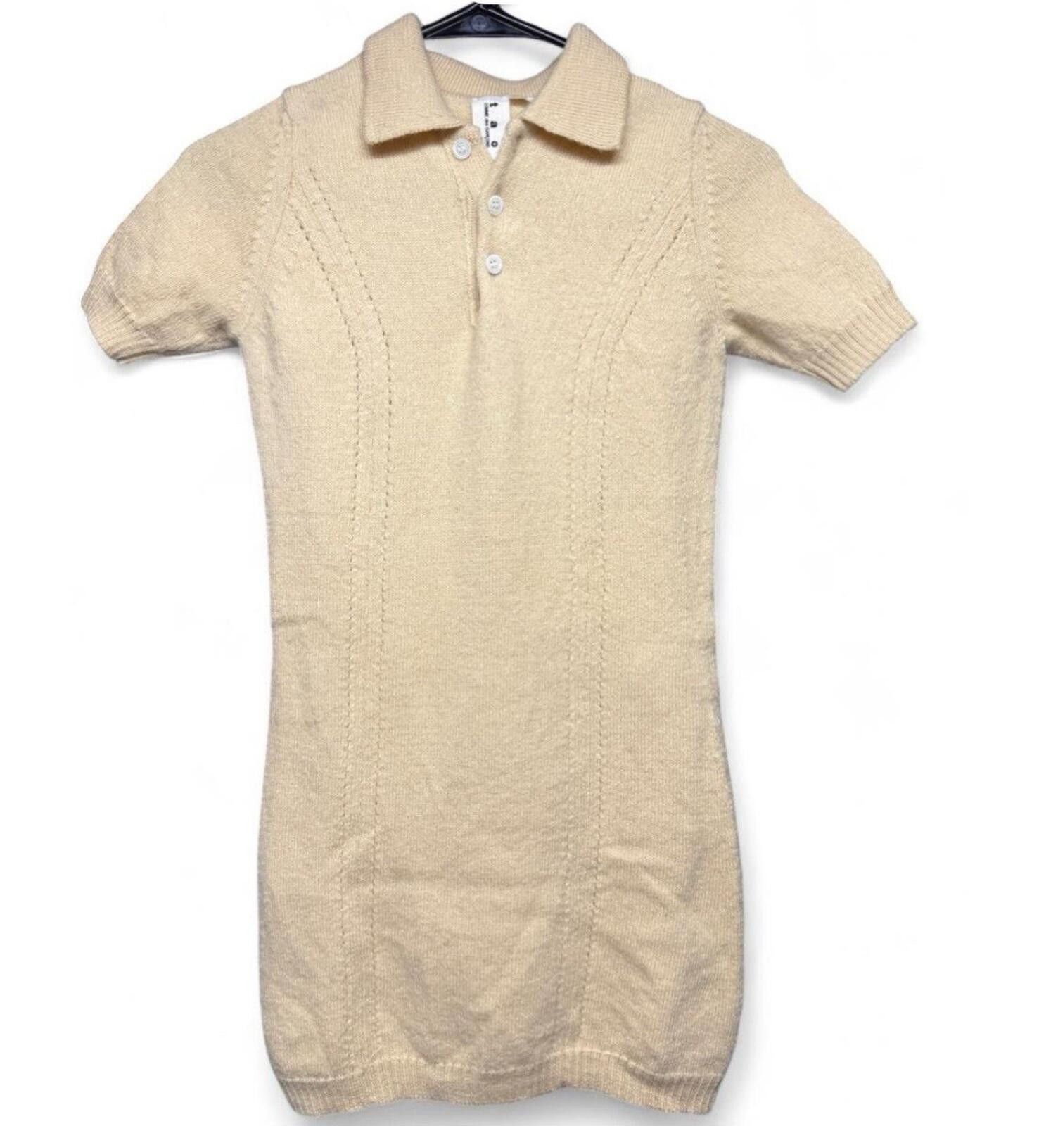 Comme des Garcons Comme De Garcons TAO Dress 100% Wool Short Sleeve Collar S Size S / US 4 / IT 40 - 1 Thumbnail
