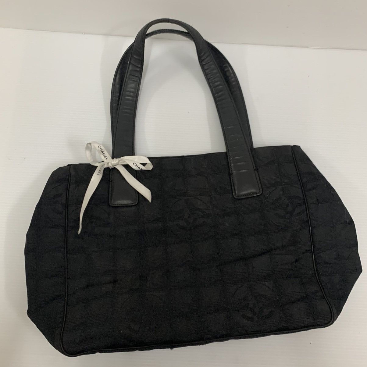 Chanel Chanel Traveline Small Black Tote Bag Size ONE SIZE - 8 Thumbnail