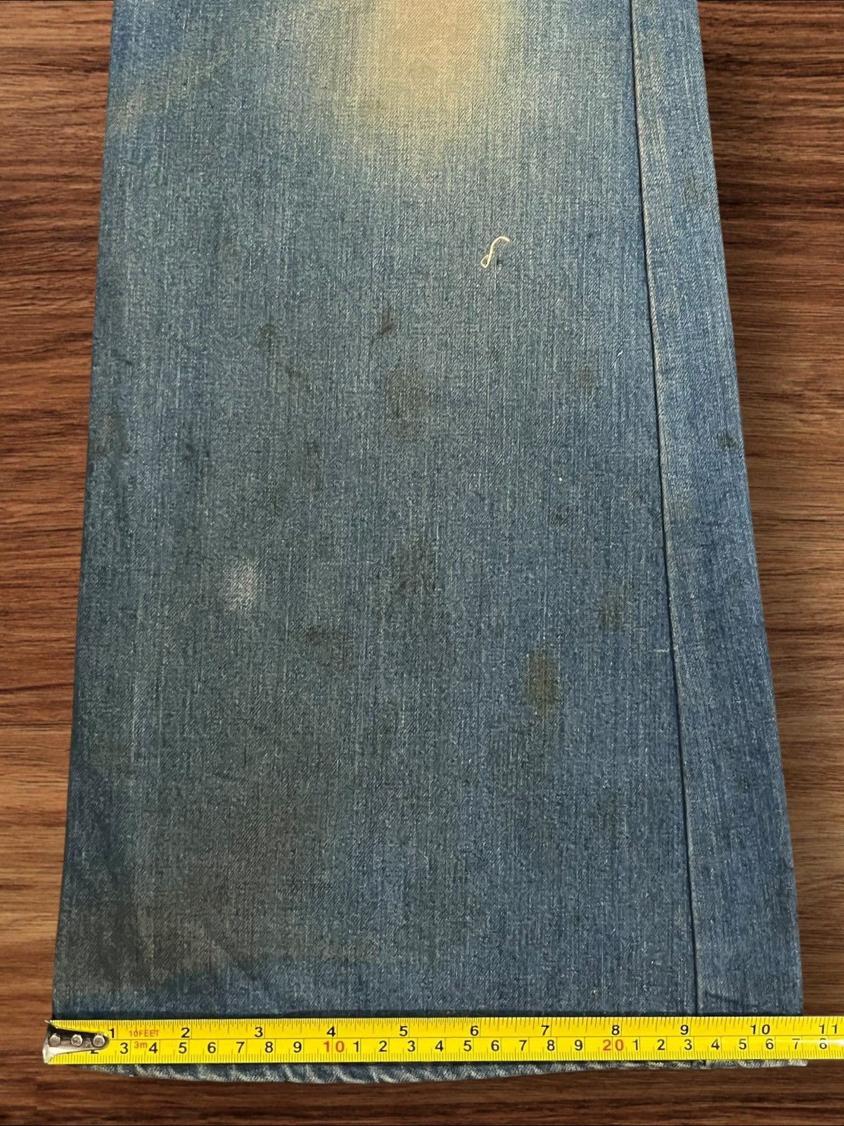 If Six Was Nine × Japanese Brand × Le Grande Bleu (L.G.B.) Vintage Japanese Brand Rusty Dirt Blue Washed Flare Jeans Size 26" / US 2 / IT 38 - 16 Thumbnail