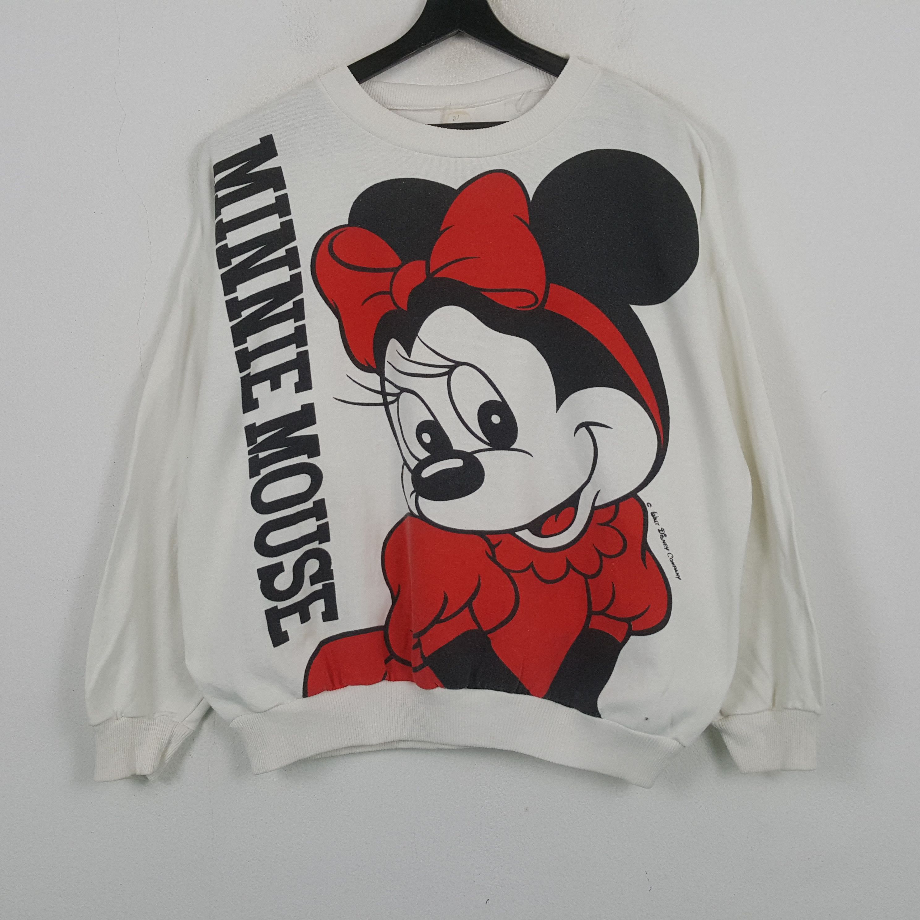 Vintage Minnie Mouse Disney Character Vintage Sweatshirt RR16 Size US XL / EU 56 / 4 - 1 Thumbnail