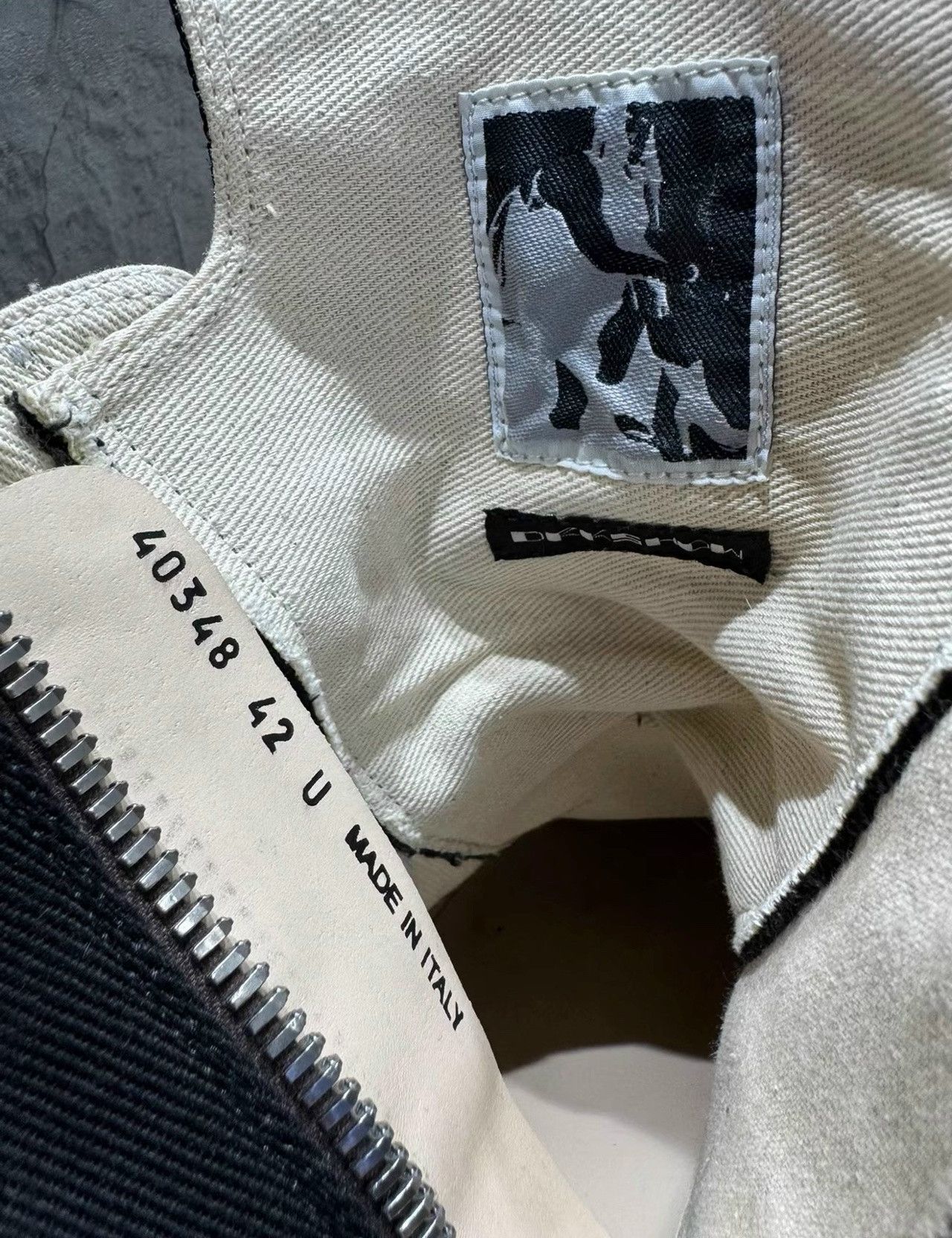 Rick Owens Drkshdw Rickowens Drkshdw Black Canvas Five-Pointed Star Size US 9.5 / EU 42-43 - 3 Thumbnail