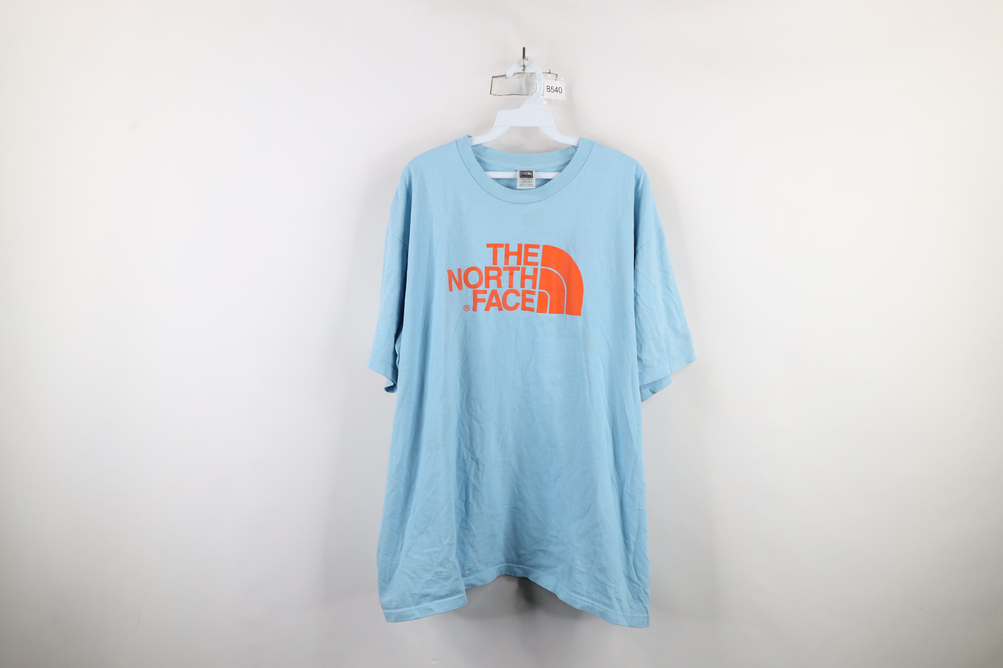 The North Face × Vintage Vintage Y2K The North Face Spell Out Big Logo T-Shirt Size US XXL / EU 58 / 5 - 1 Thumbnail
