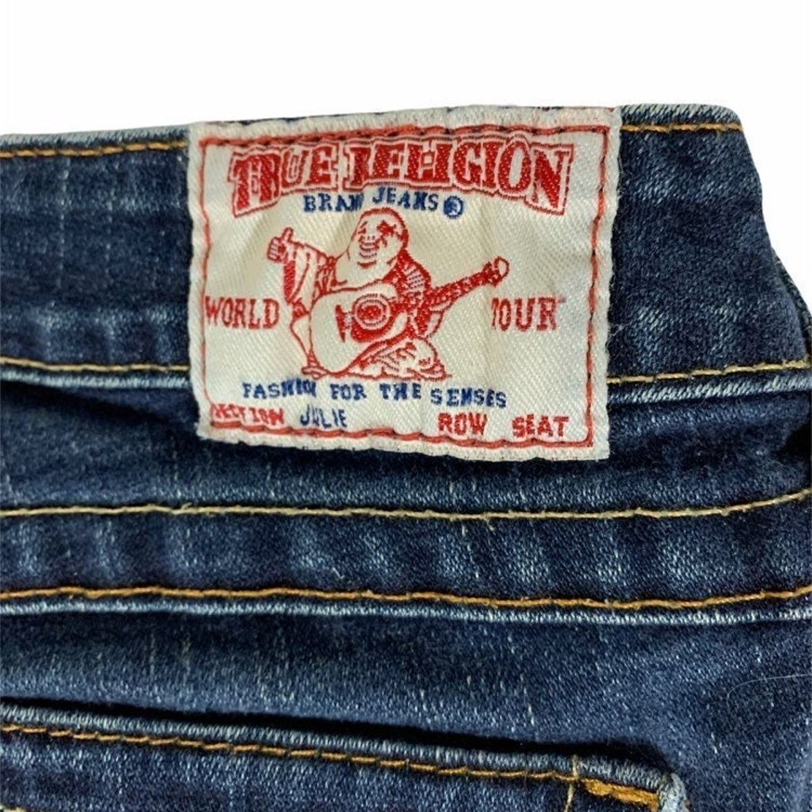 True Religion True Religion Jeans Women's 27 Low Rise Skinny Straight Leg Size 30" / US 8 / IT 44 - 2 Thumbnail