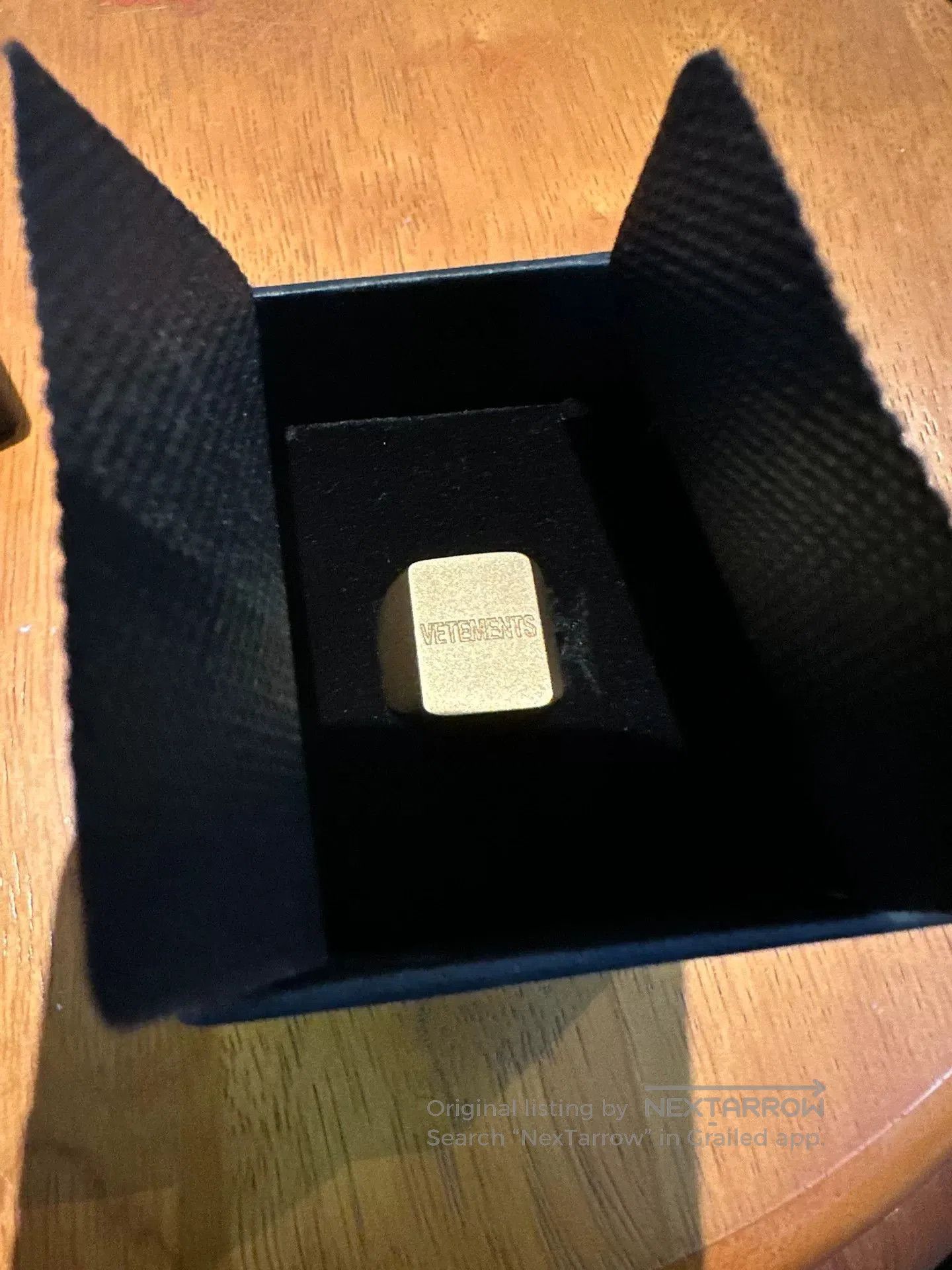 Vetements vetements gold show collection ring. Size ONE SIZE - 1 Thumbnail