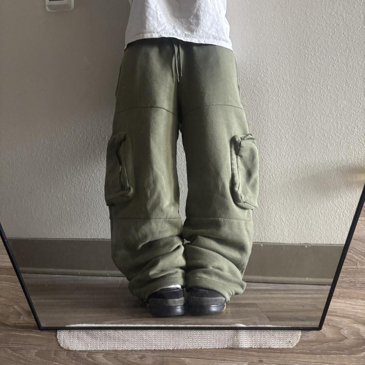 Oakley × Vintage Vintage 90s Oakley Software Khaki Parachute Cargo
