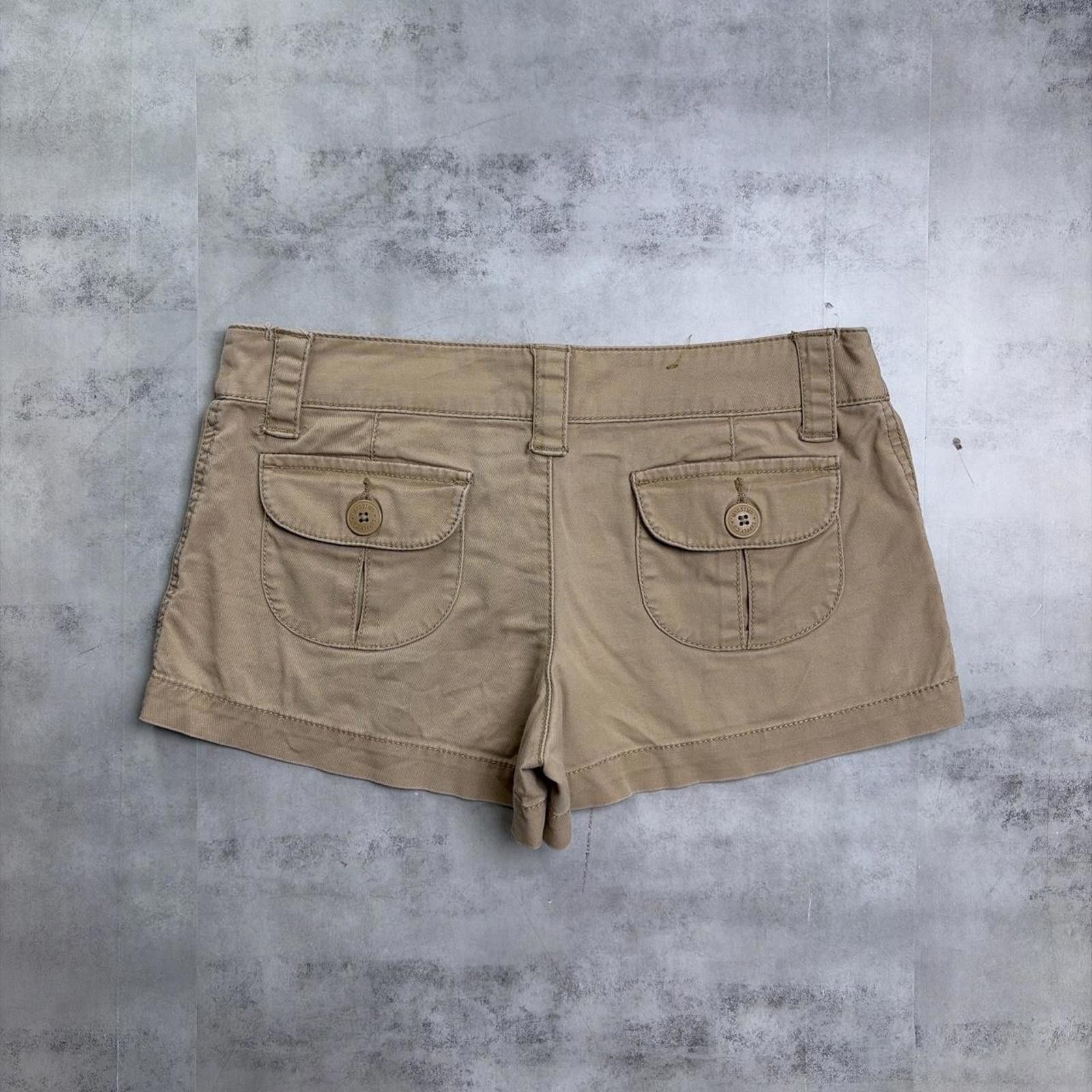 Mossimo Y2K Tan Mossimo Grunge Gothic Mini Shorts Size 30" / US 8 / IT 44 - 1 Thumbnail