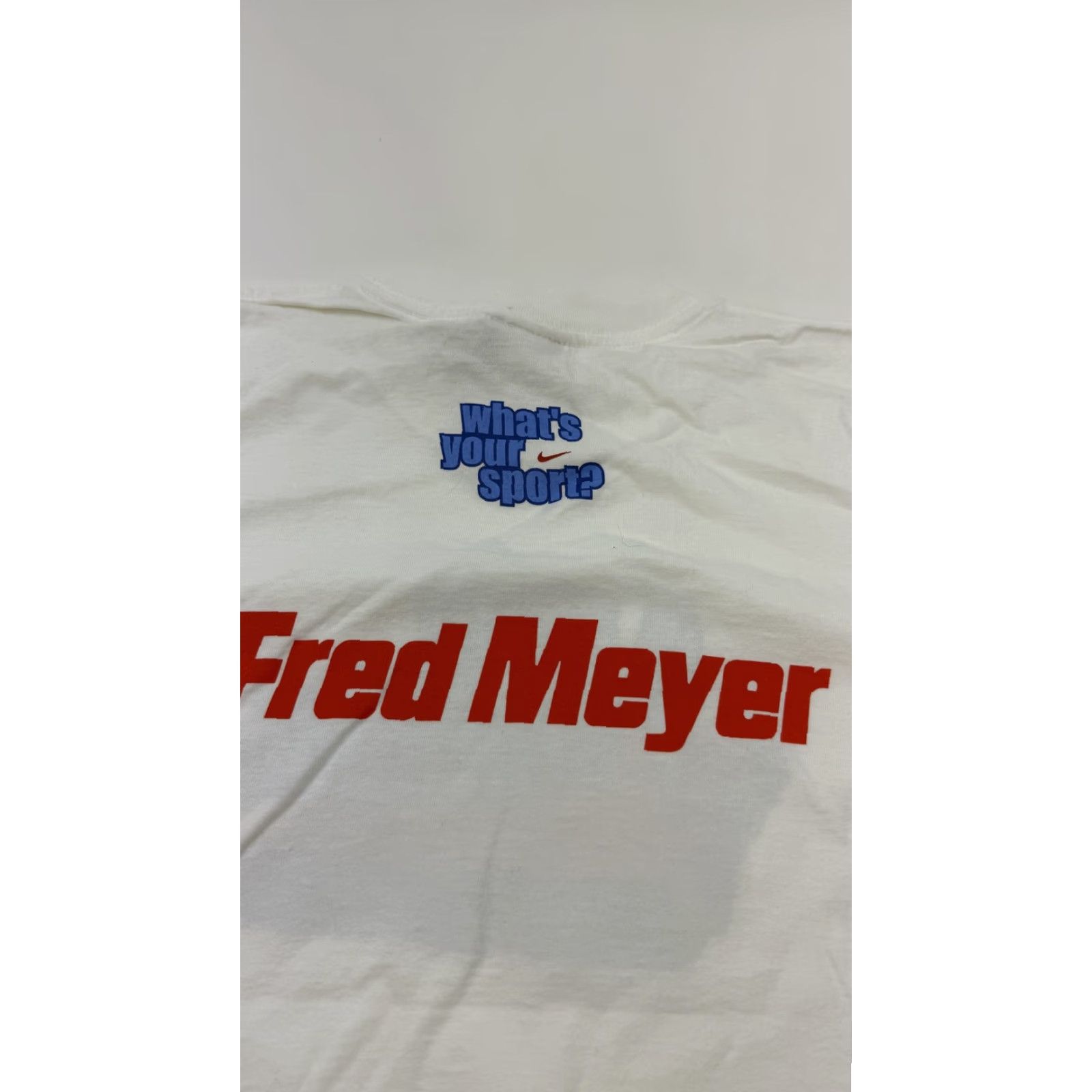 Nike VINTAGE Nike State Games Of Oregon Shirt Mens Small White Crew Neck Short Sleeve Graphic Print 2003 Sports Event Fred Meyer Mens Size US S / EU 44-46 / 1 - 5 Thumbnail