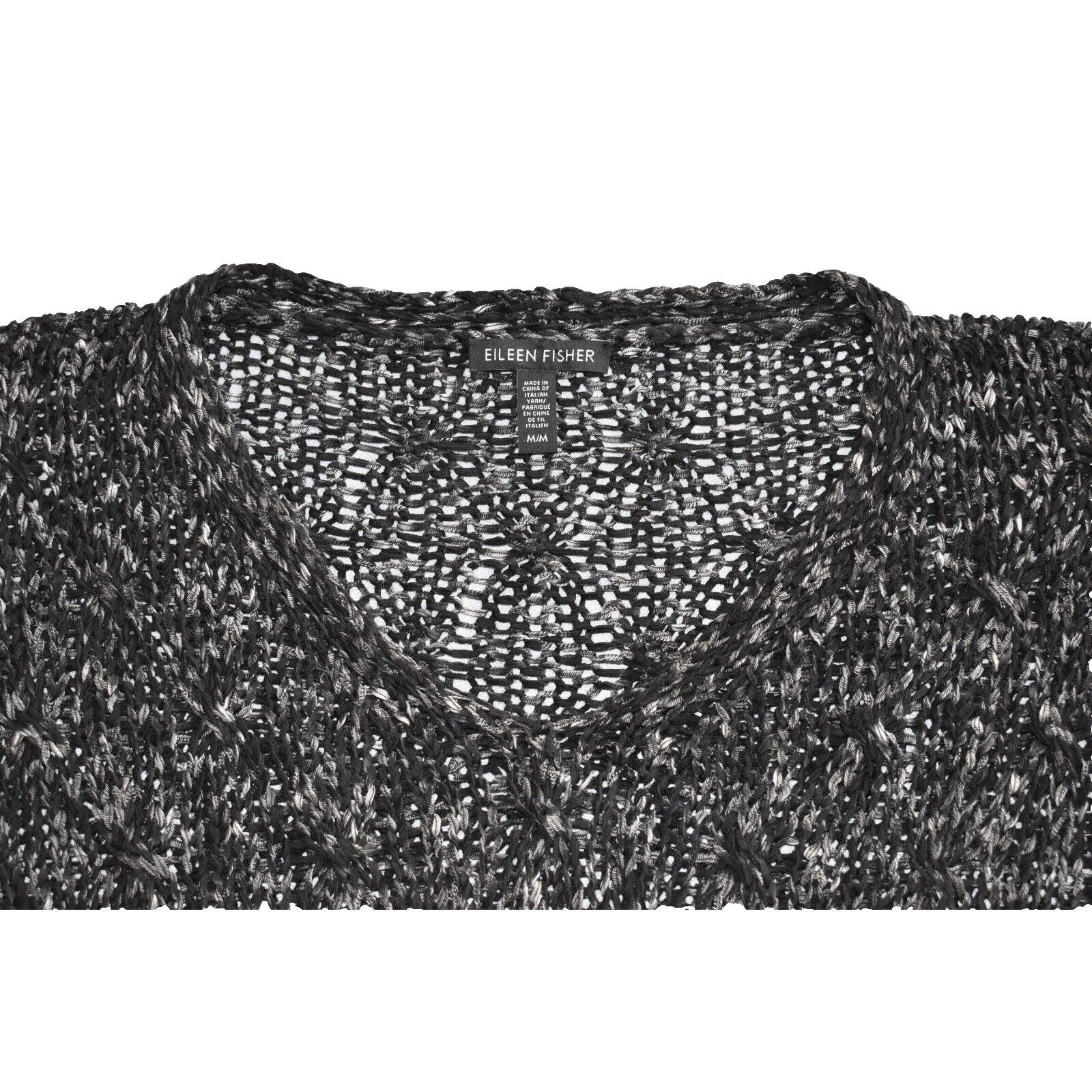 Eileen Fisher NEW EILEEN FISHER Short Sleeve V-Neck Pullover Sweater Sz M Size M / US 6-8 / IT 42-44 - 4 Thumbnail