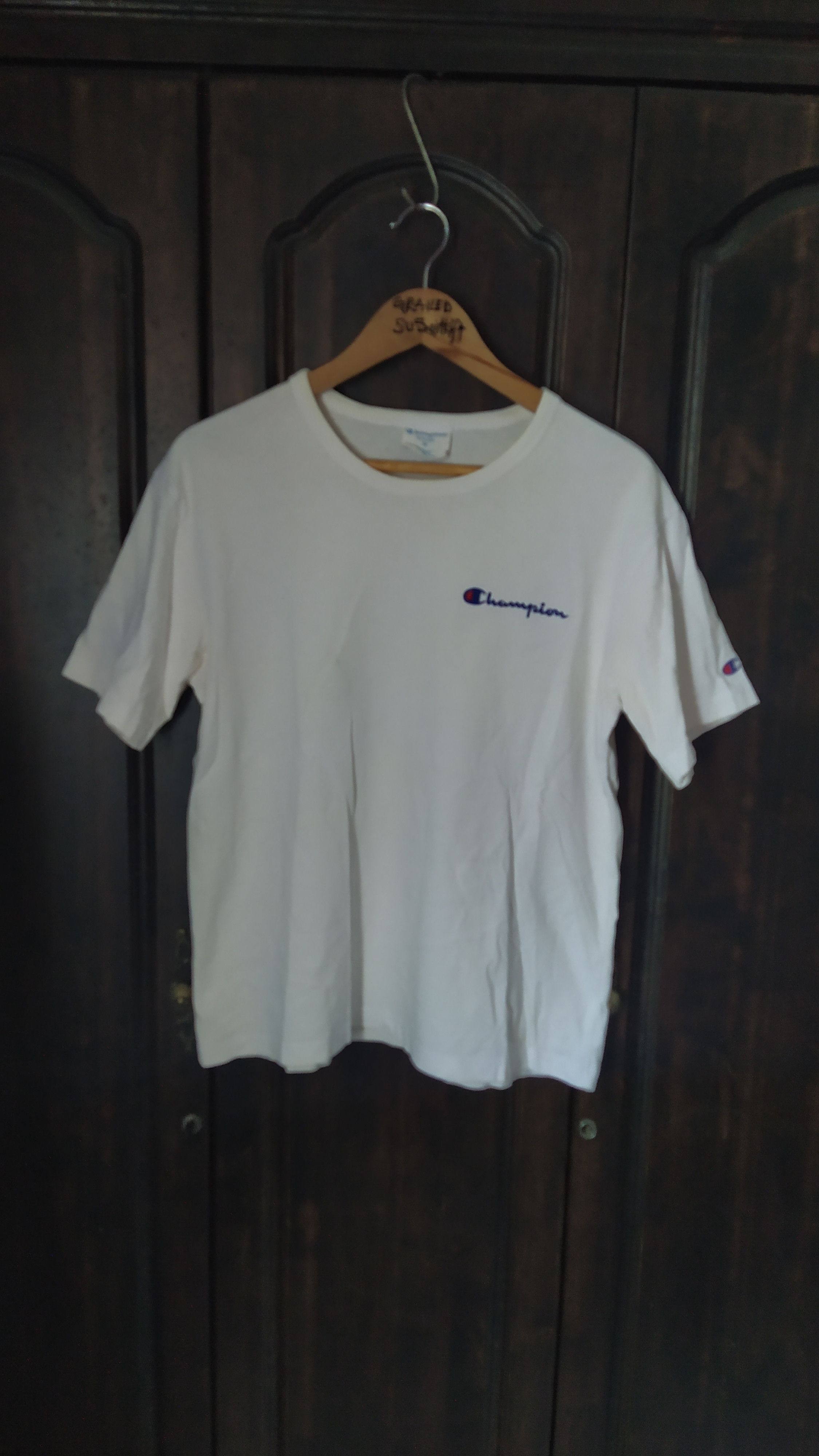 Champion white simple plain