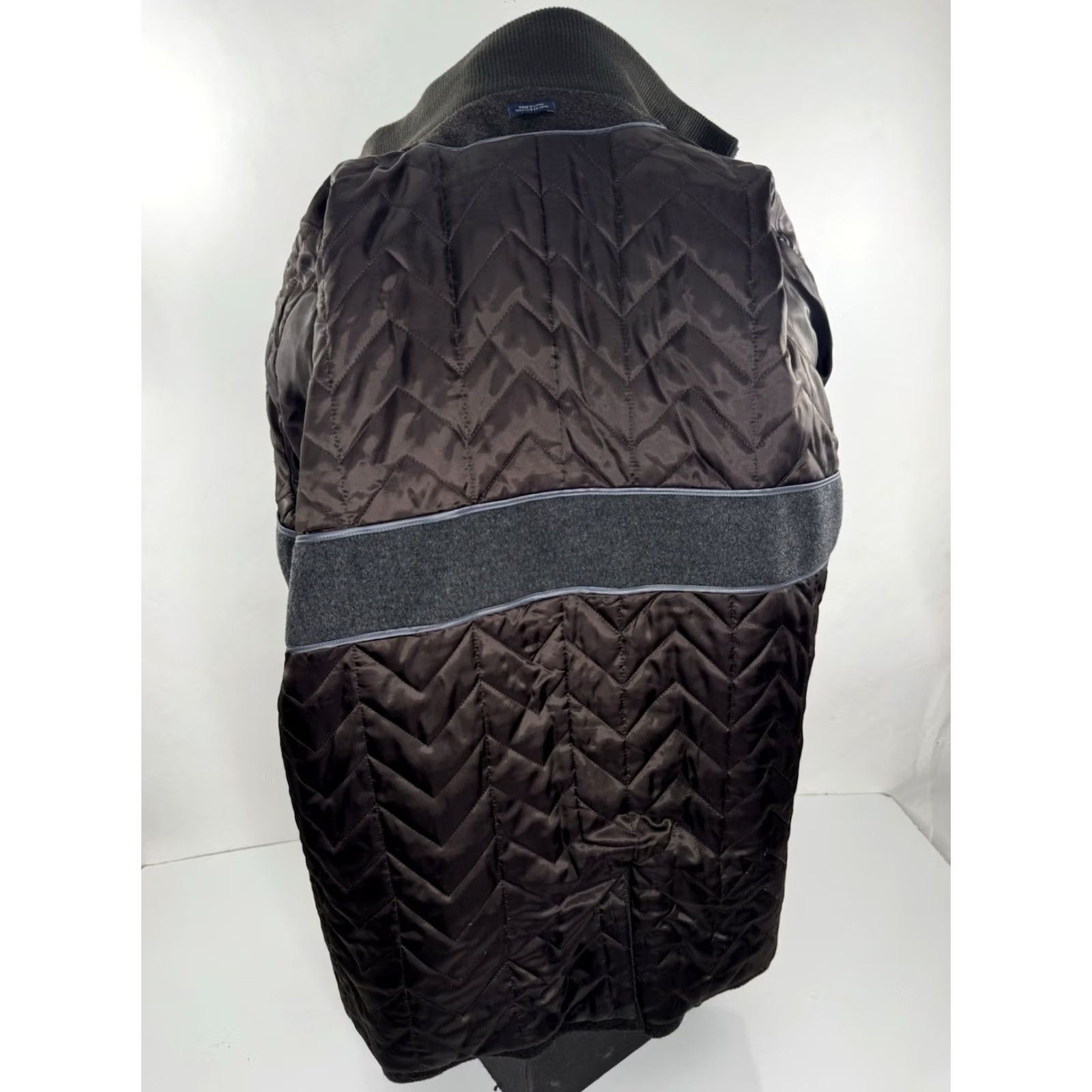 Nordstrom John Nordstrom Wool Built in Bib Liner L Overcoat Trenchcoat Jacket - EXC Men Wool Blend Brown Overcoat L Mens Size US L / EU 52-54 / 3 - 6 Thumbnail
