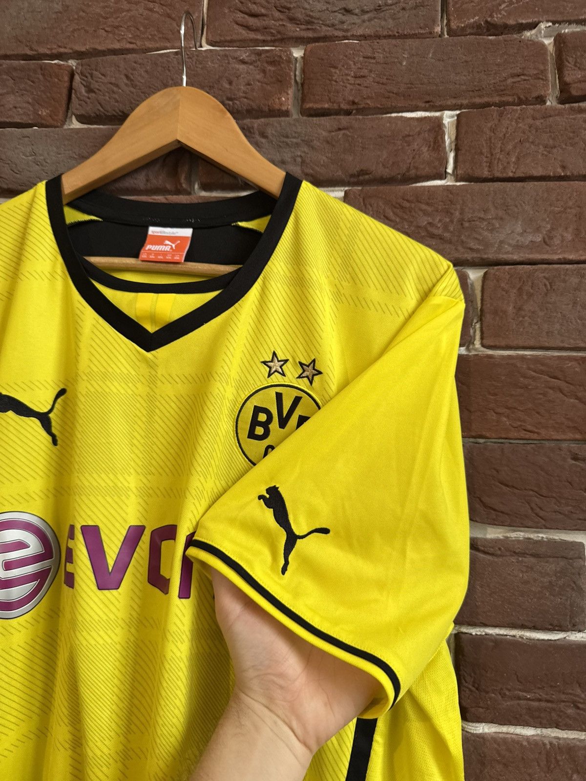Puma Vintage 00s Puma Borussia Dortmund BVB S Football Kit Jersey Size US XXL / EU 58 / 5 - 8 Thumbnail