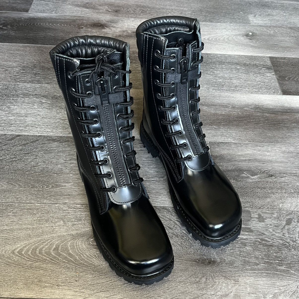 Vibram All American Boot Structural Firefighter Black Leather Boots Size US 10 / EU 43 - 1 Thumbnail
