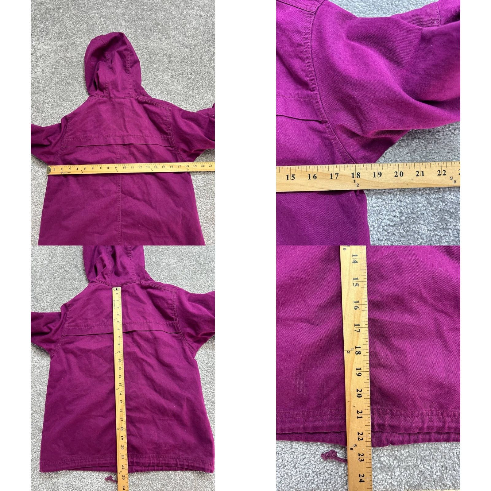 Logo 7 Columbia Womens Jacket Short Regular Zip Hooded Full Zip Purple Cotton Logo City Outdoor Fall Spring Winter Jacket Womens XS Size XS / US 0-2 / IT 36-38 - 8 Thumbnail