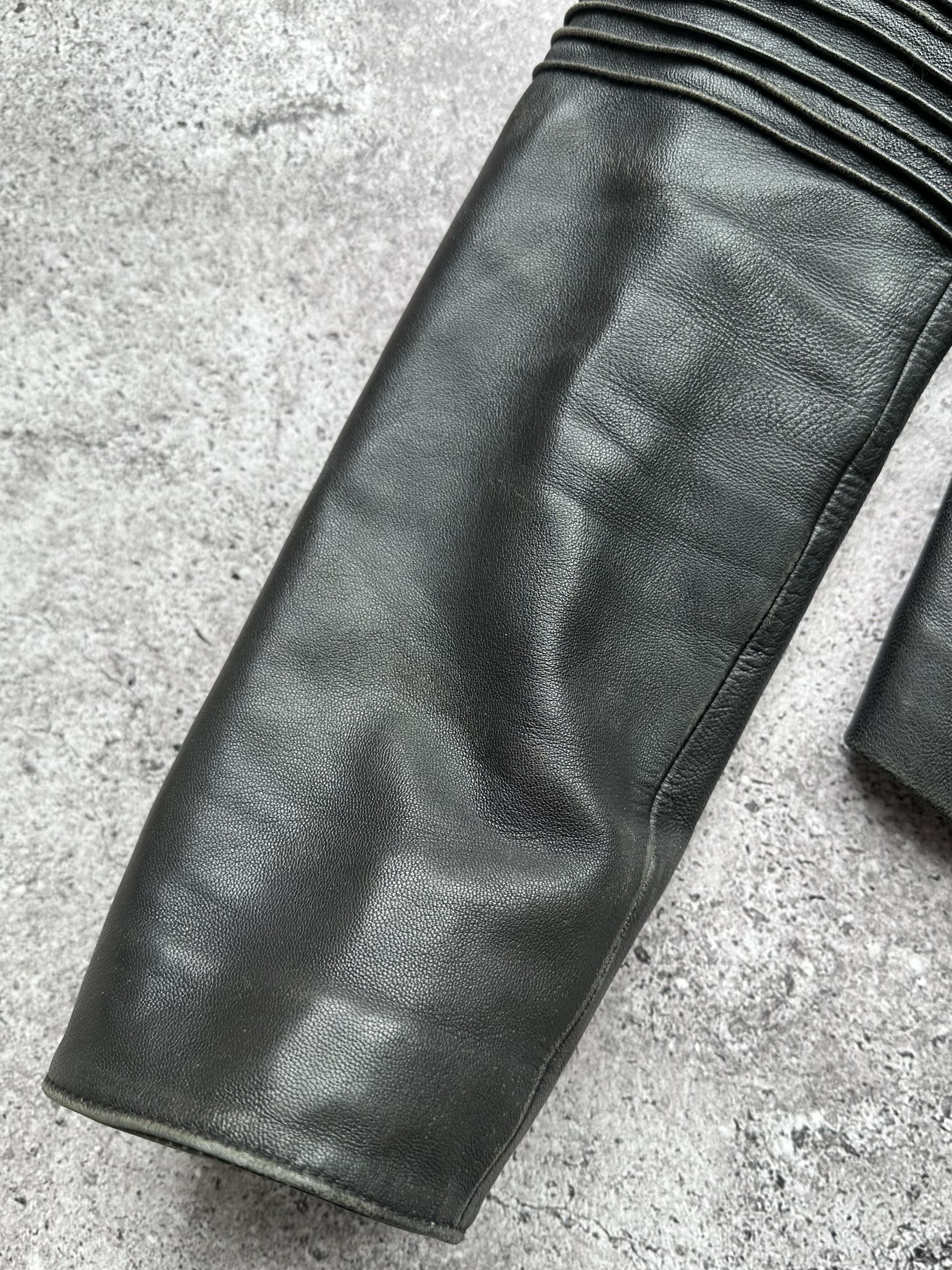 Japanese Brand Vintage Bondage Leather Jacket C422(V60)(E8) Size XS / US 0-2 / IT 36-38 - 7 Thumbnail