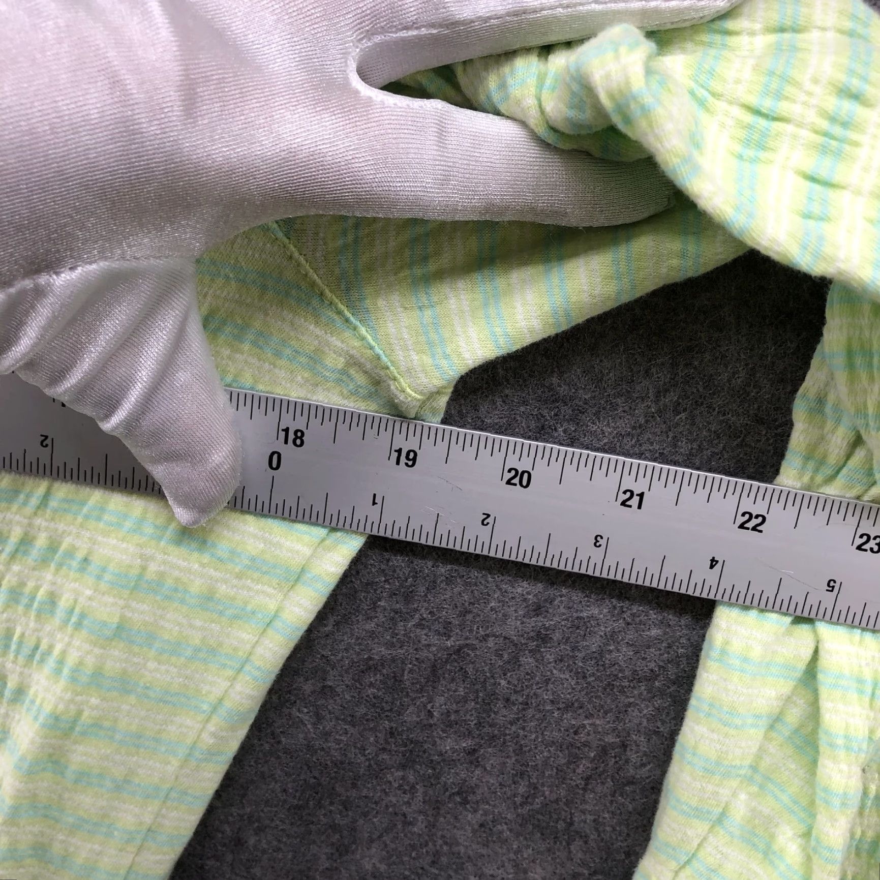 Eddie Bauer Eddie Bauer Active Shirt Womens M V-Neck Yellow Green Long Sleeve Crinkle Fabric Shirt Size M / US 6-8 / IT 42-44 - 7 Thumbnail