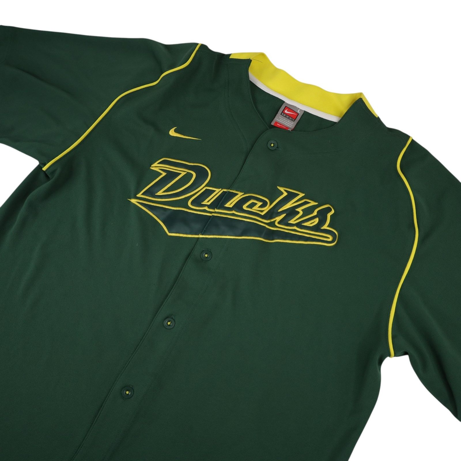 NCAA × Nike VTG Nike University of Oregon Ducks Stitched Baseball Jersey Size US L / EU 52-54 / 3 - 2 Thumbnail