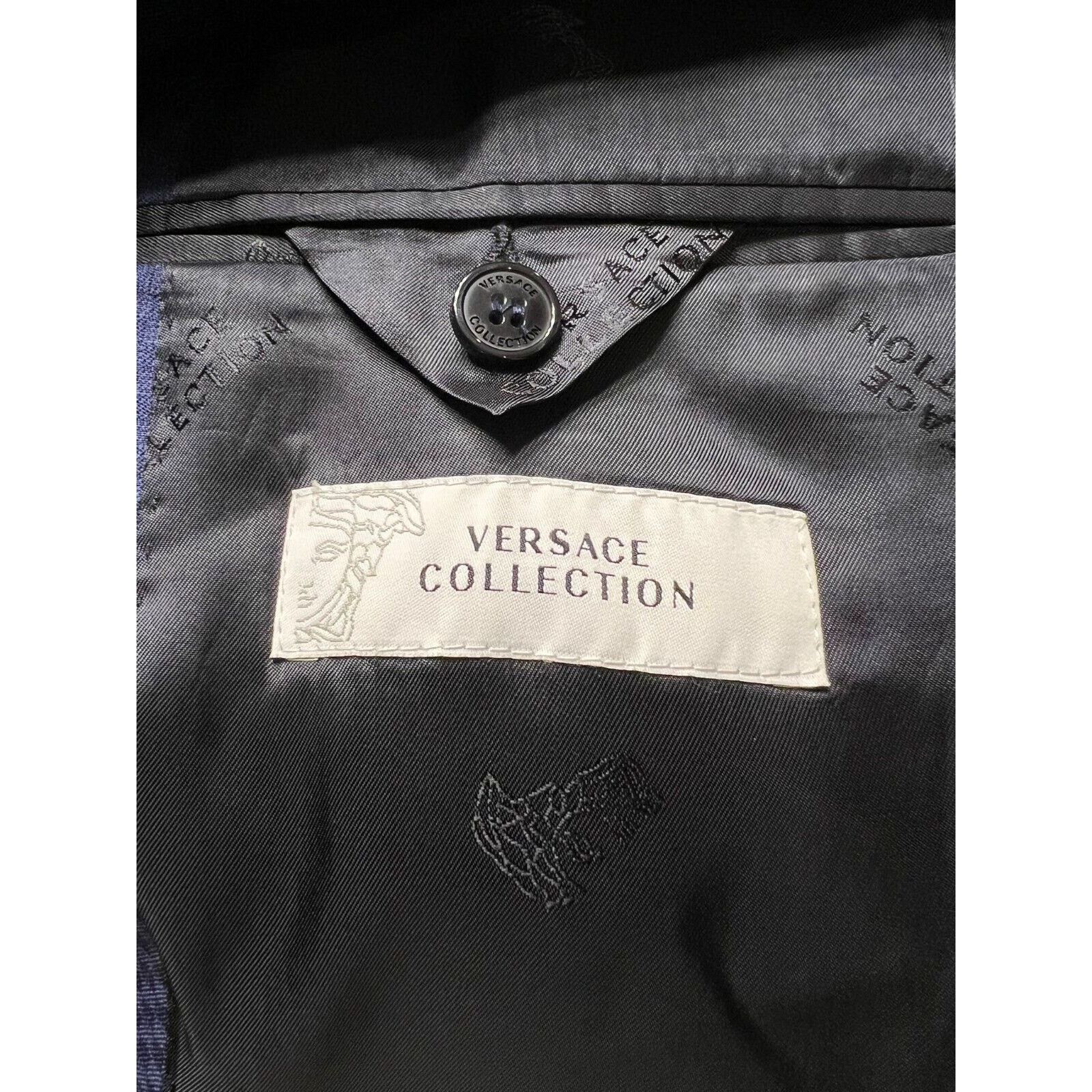 Versace Versace Collection navy blue Wool Blazer Size 42 Size 42R - 5 Thumbnail
