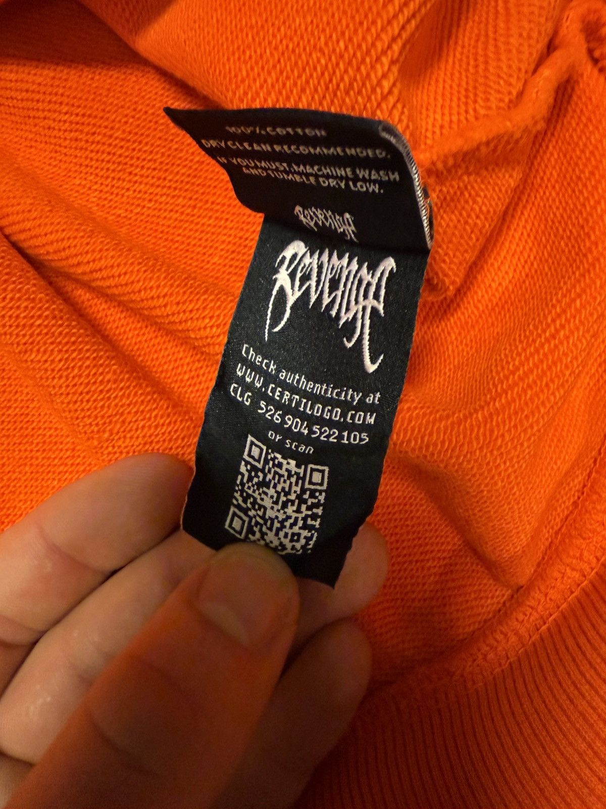 Revenge Revenge XXXTentacion Kill Hoodie Orange/Black Medium Size US M / EU 48-50 / 2 - 6 Thumbnail