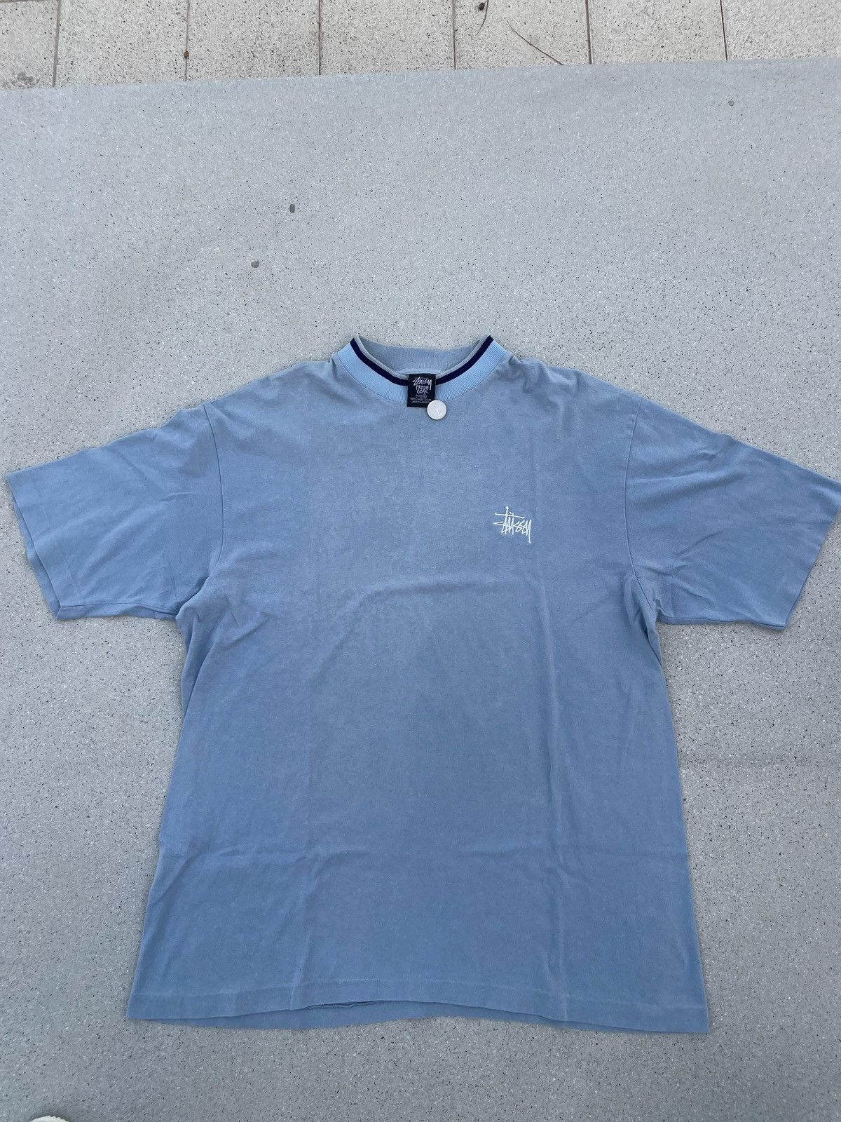 Stussy × Vintage Stussy fresh gear mockneck tomtom Size US XL / EU 56 / 4 - 1 Thumbnail
