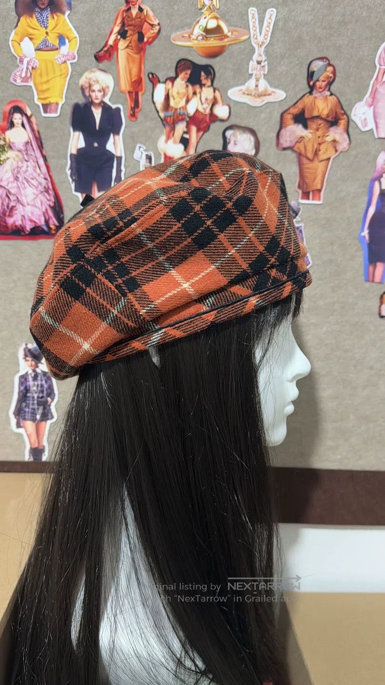 Vivienne Westwood Vivienne Westwood Orange Beret Size ONE SIZE - 5 Thumbnail