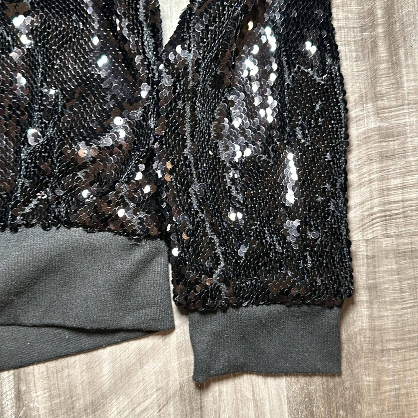 Other Bishop Street Apparel Sequined Star Bomber Jacket - Medium Size M / US 6-8 / IT 42-44 - 3 Thumbnail