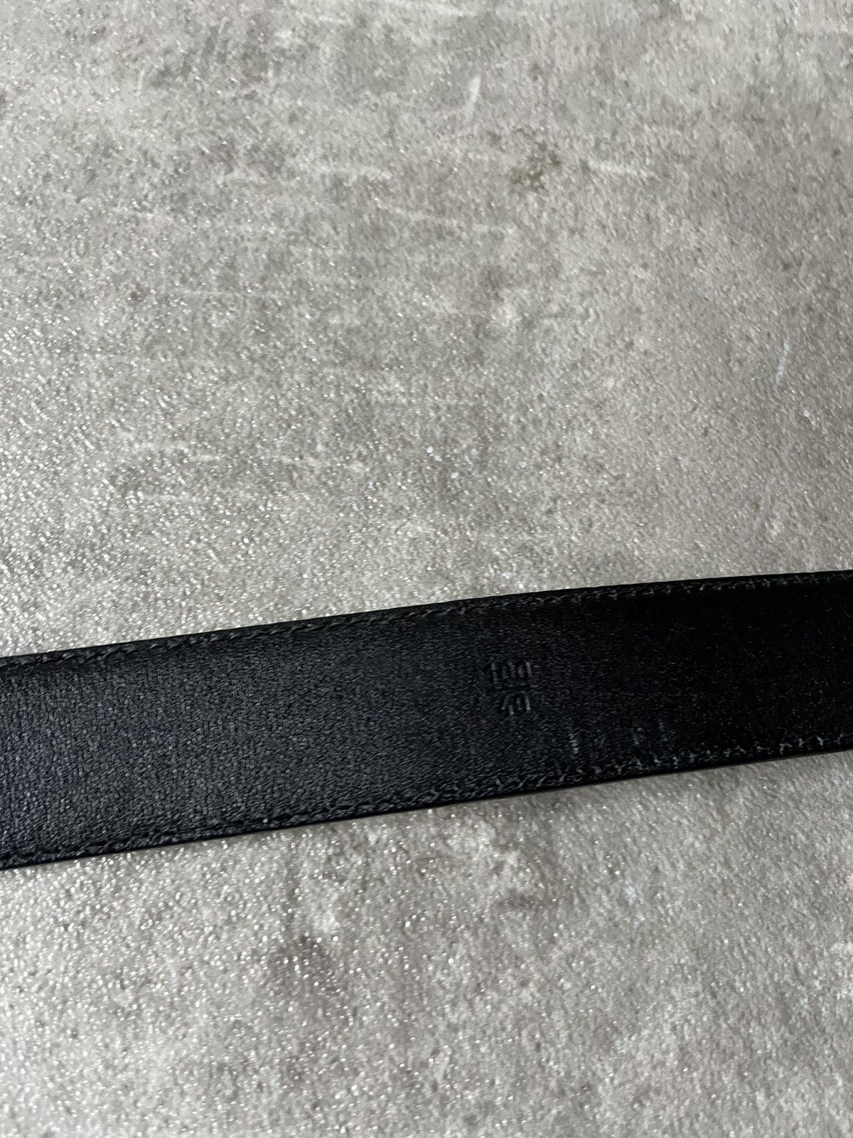 Helmut Lang Helmut Lang vintage leather belt archival black Size ONE SIZE - 6 Thumbnail