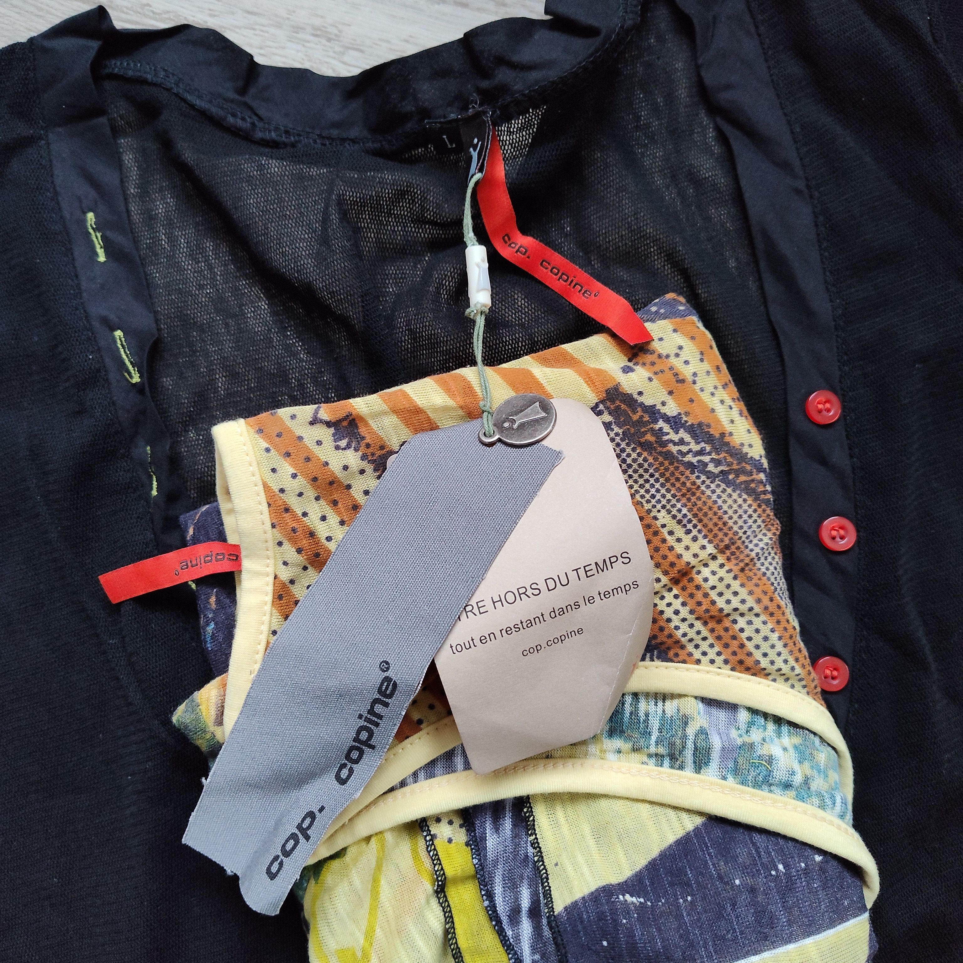 Cop Copine Cop.Copine black longsleeve+tank top sz M made in France New Size M / US 6-8 / IT 42-44 - 7 Thumbnail