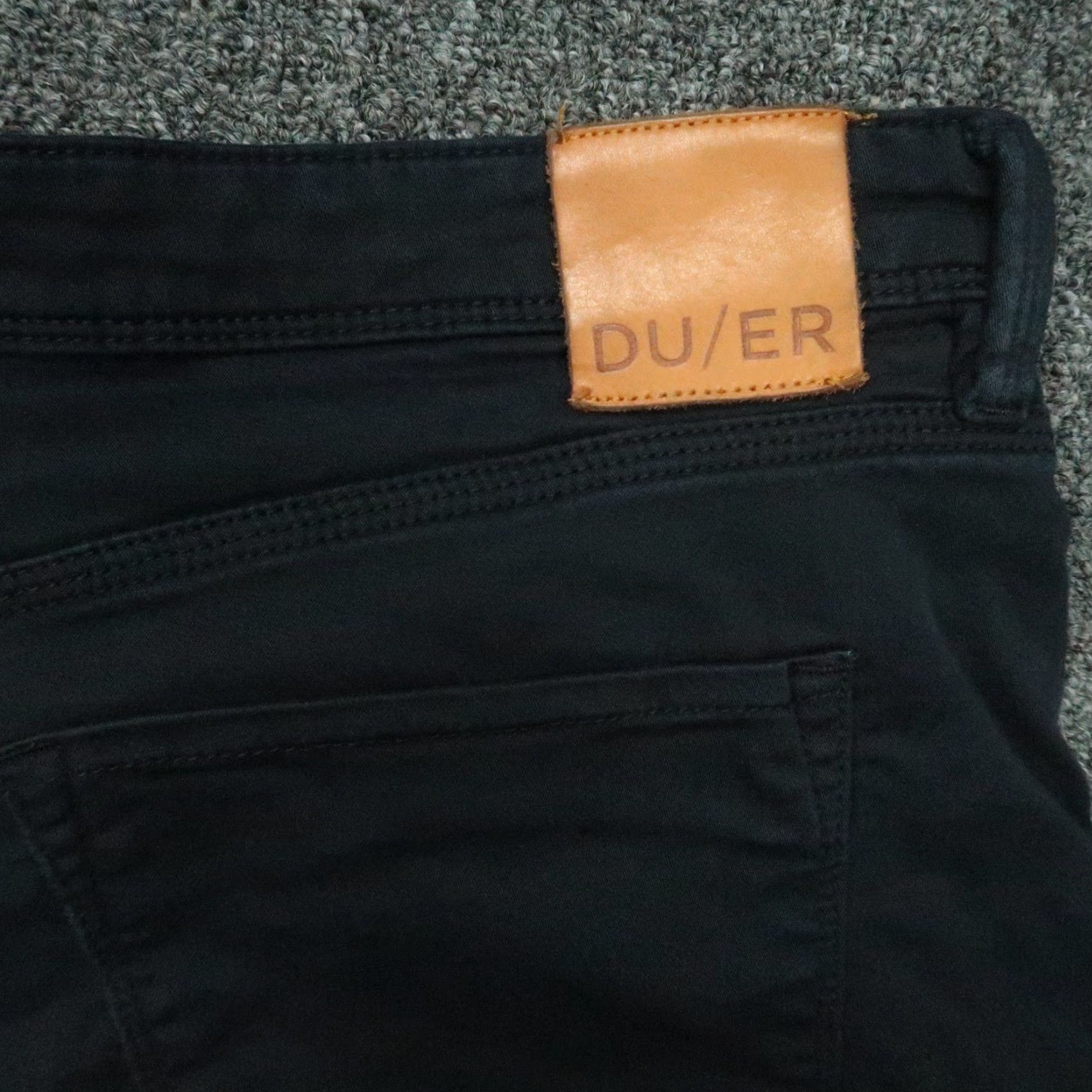 DUER DUER N2X Relaxed Taper Pants Mens 38x26 Blue Casual Workwear Travel Size US 38 / EU 54 - 6 Thumbnail