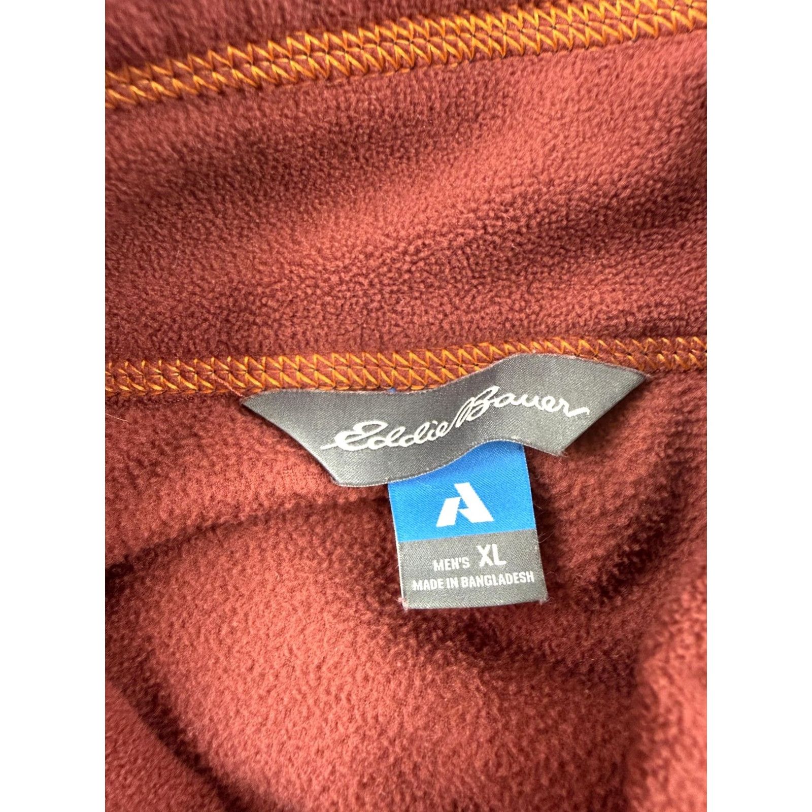Eddie Bauer Eddie Bauer Pullover Mens XL Red 1/4 Zip Fleece Hiking Outdoor Top First Ascent Facial refinements not included Size US XL / EU 56 / 4 - 5 Thumbnail