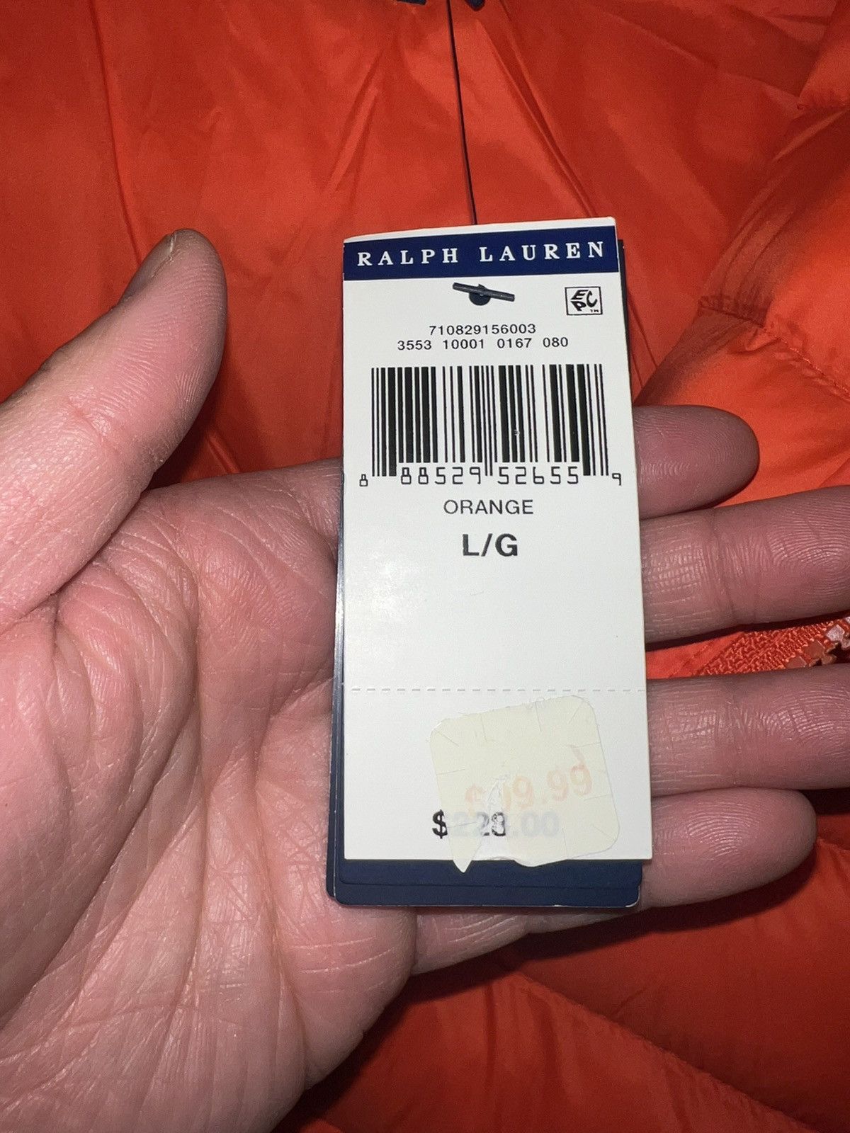 Polo Ralph Lauren Polo Ralph Lauren Orange Jacket Sz L Size US L / EU 52-54 / 3 - 3 Thumbnail