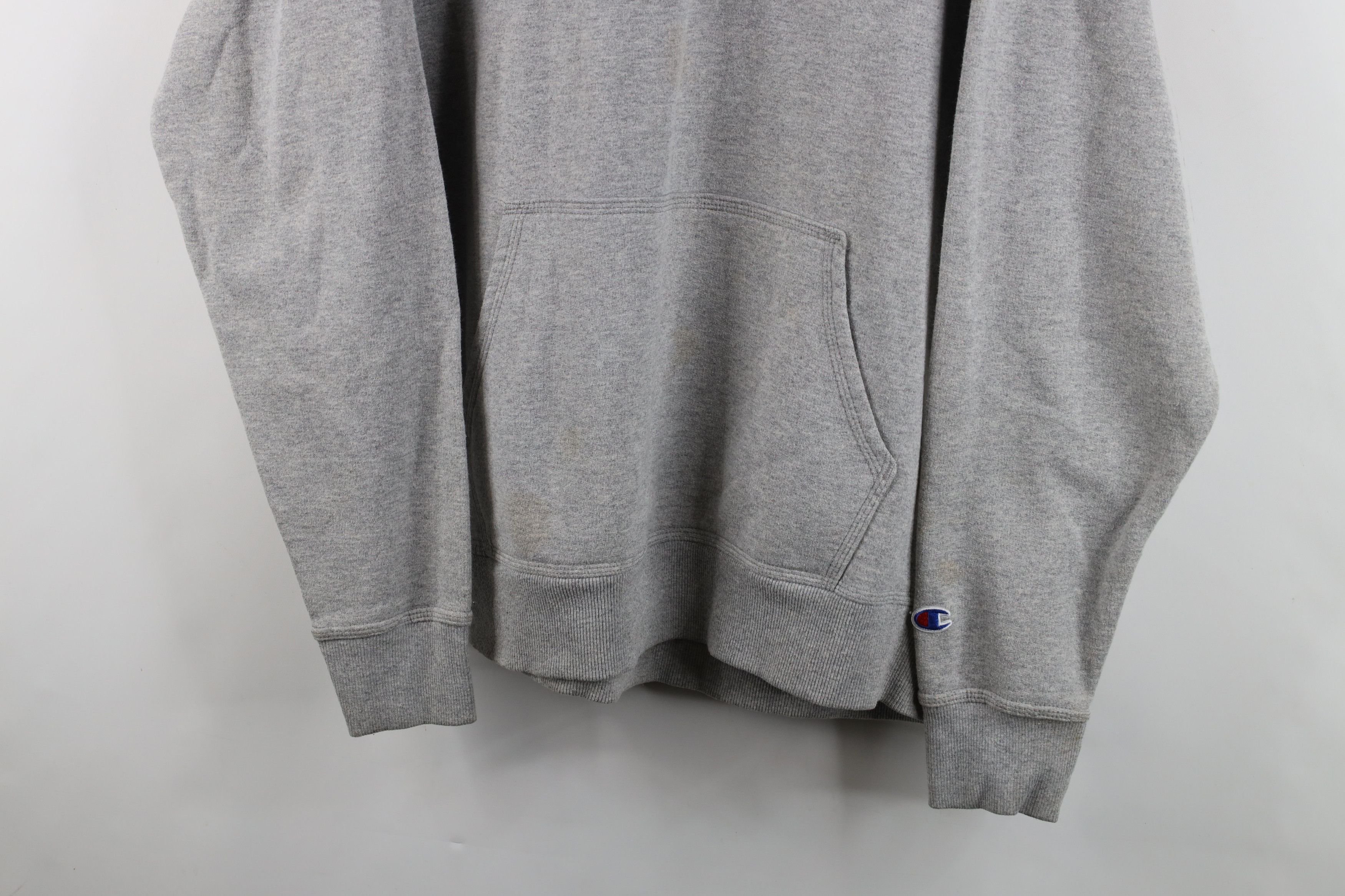 Champion Vintage Champion Monochrome Hoodie Sweatshirt Heather Gray Size US XL / EU 56 / 4 - 3 Thumbnail