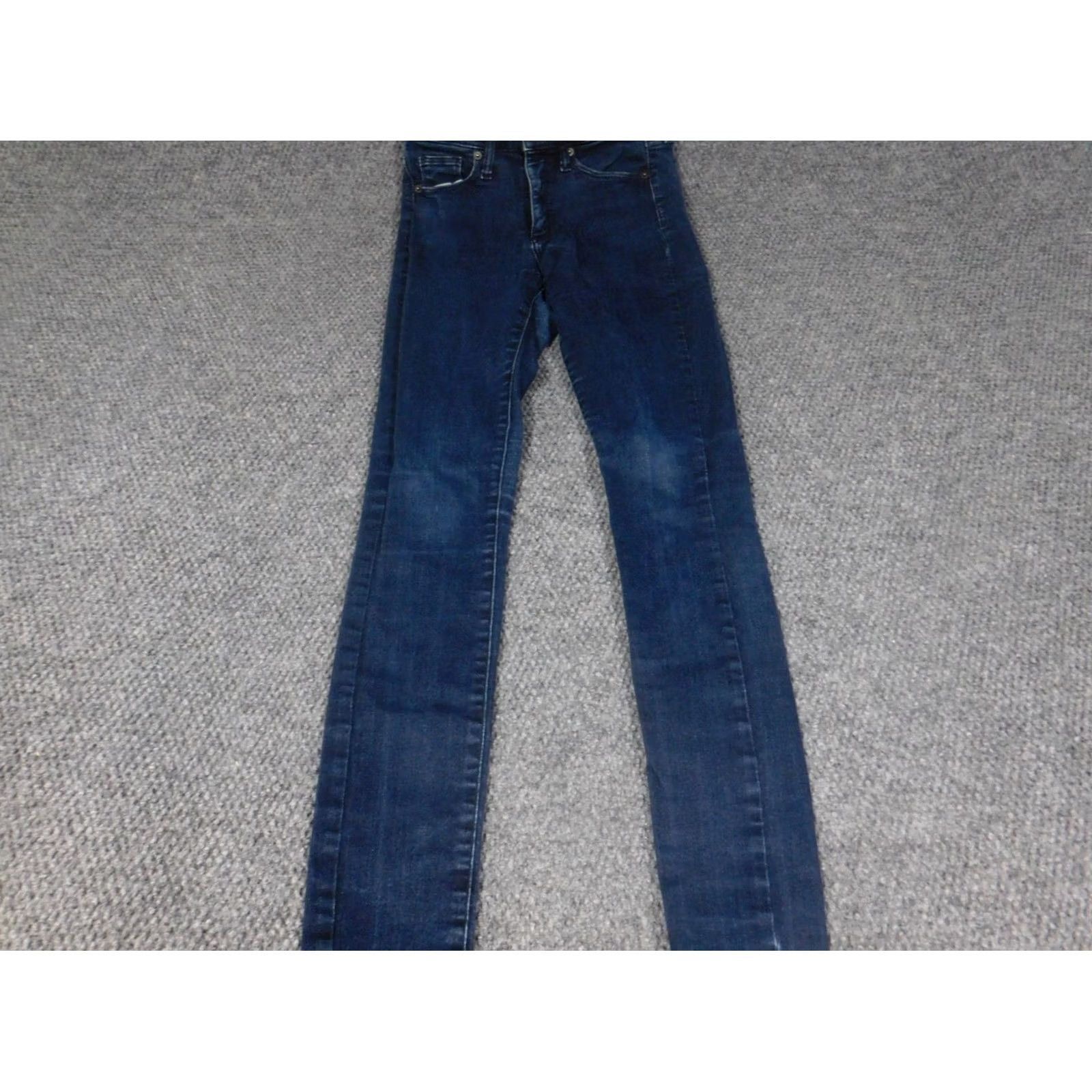 Vintage Universal Thread Jeans Womens 4 Blue Skinny Denim Zip Pockets 32in Regular Stretch Size 27" / US 4 / IT 40 - 5 Thumbnail