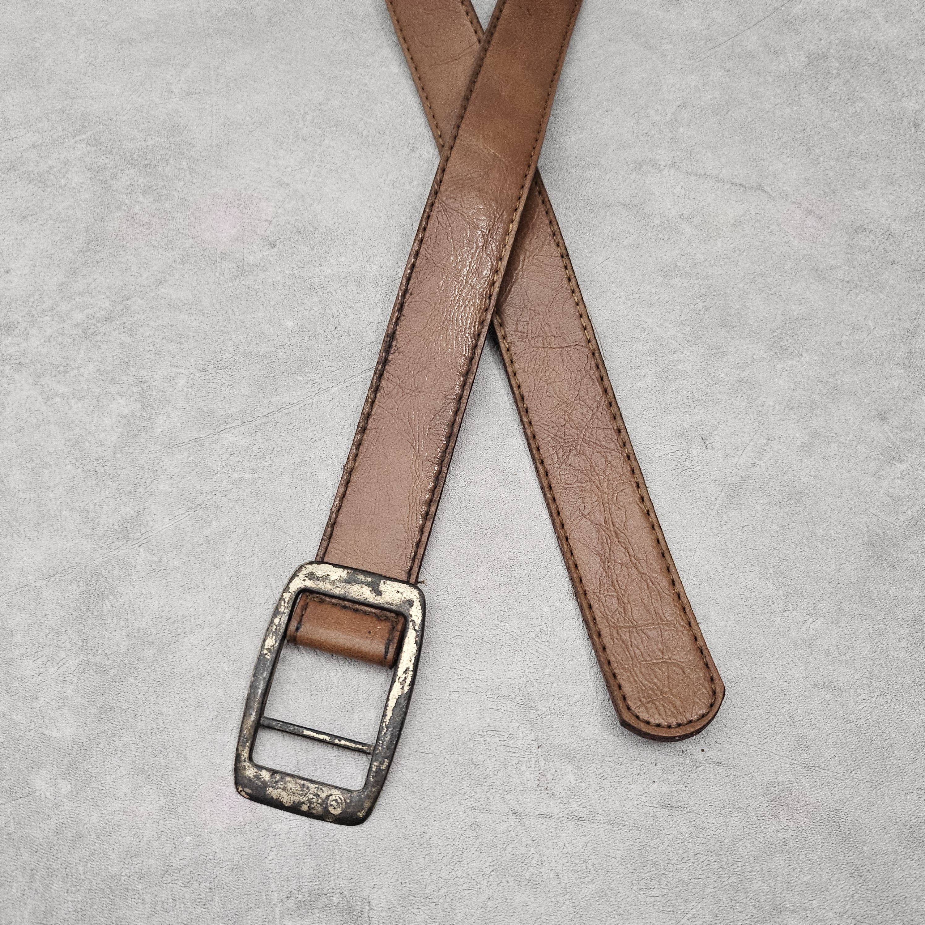 Comme des Garcons Homme Comme des garcons homme brown vintage used belt Size ONE SIZE - 2 Thumbnail