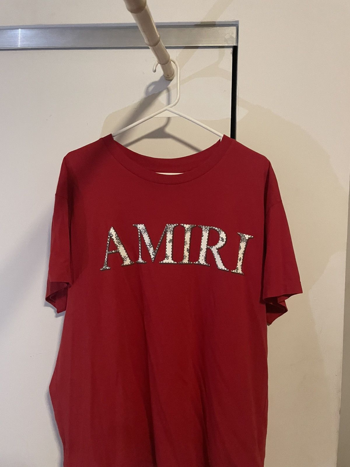 Amiri Red LOGO AMIRI T-Shirt Size US L / EU 52-54 / 3 - 1 Thumbnail