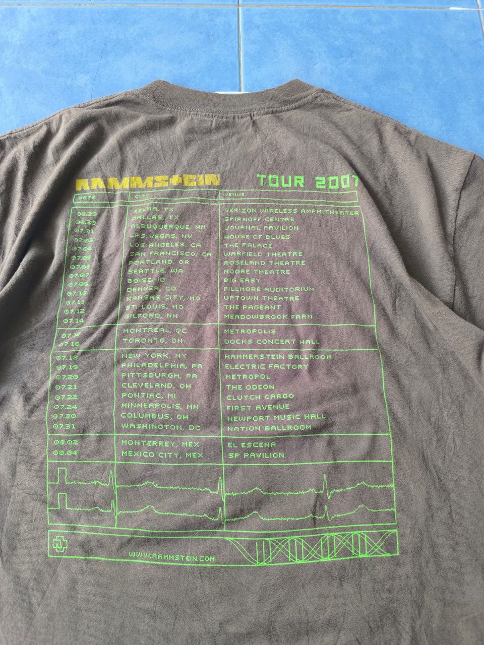 Band Tees Vtg Rammstein Mutter Tour 2001 Shirt Size US XL / EU 56 / 4 - 5 Thumbnail