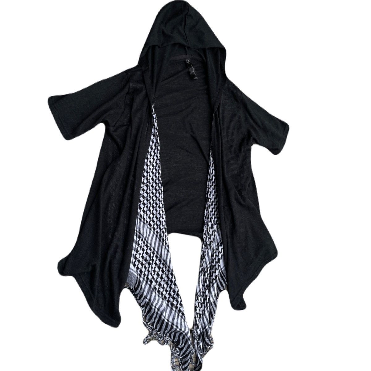 If Six Was Nine 2000s Japanese archive Vkei Layered Docking Sheer Cardigan Size US M / EU 48-50 / 2 - 3 Thumbnail